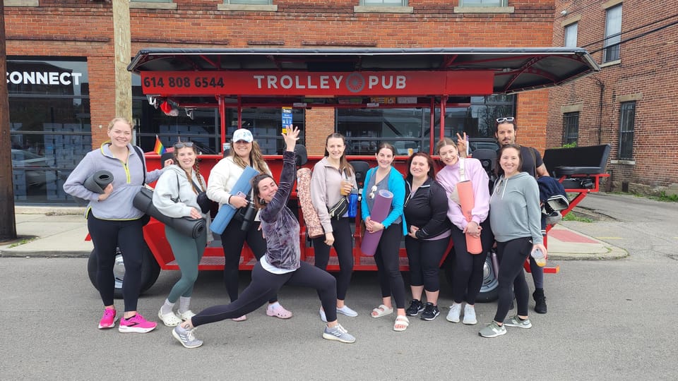 Yoga & Coffee Tour On The Trolley Pub – Columbus, Ohio