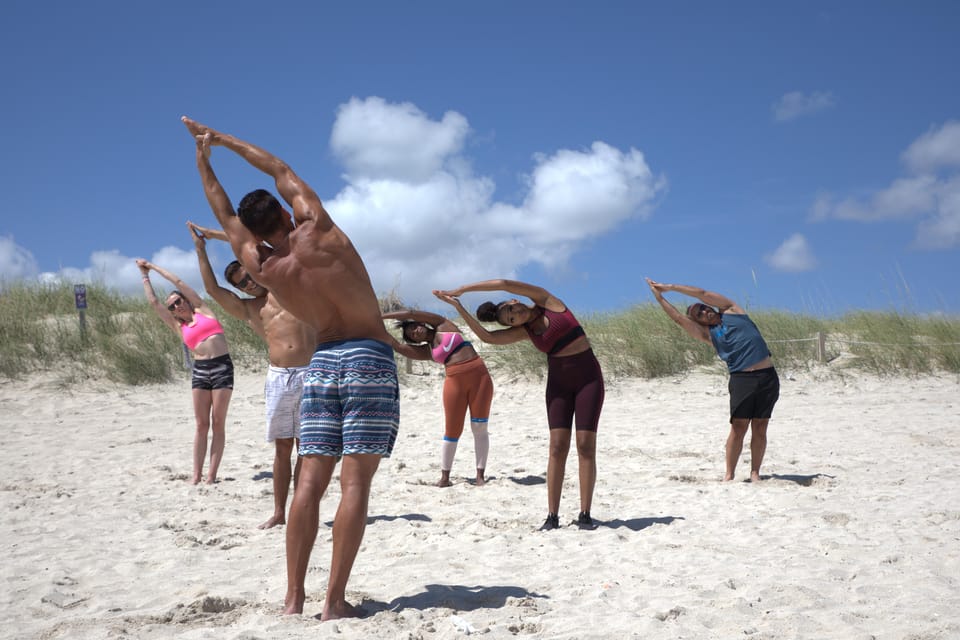 Yoga on the Beach in South Beach – Miami, Florida