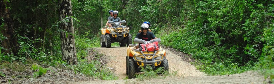 Zipline and cenote Atv single driving – Puerto Morelos, Mexico