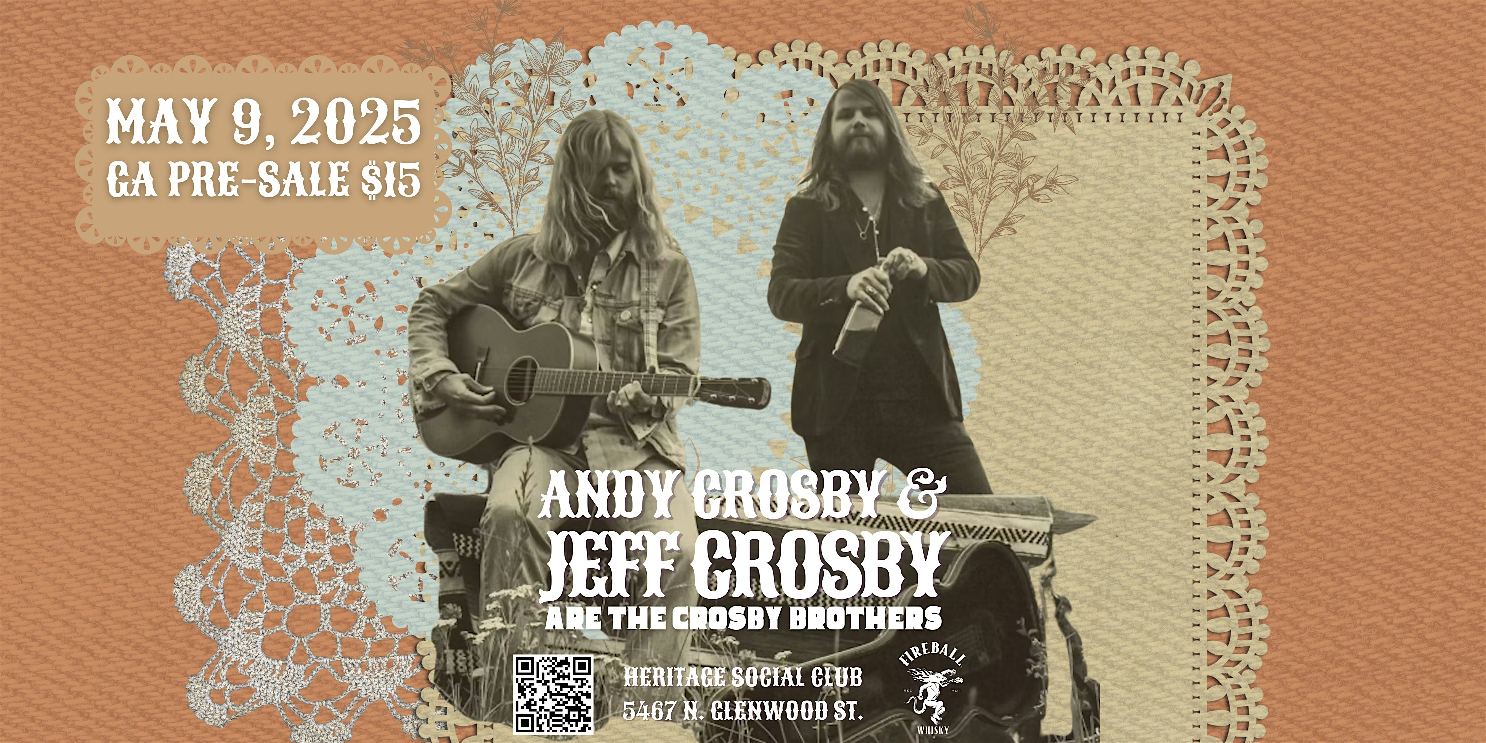 Andy Crosby & Jeff Crosby Are The Crosby Brothers | Heritage Social Club at Heritage Social – Boise, ID
