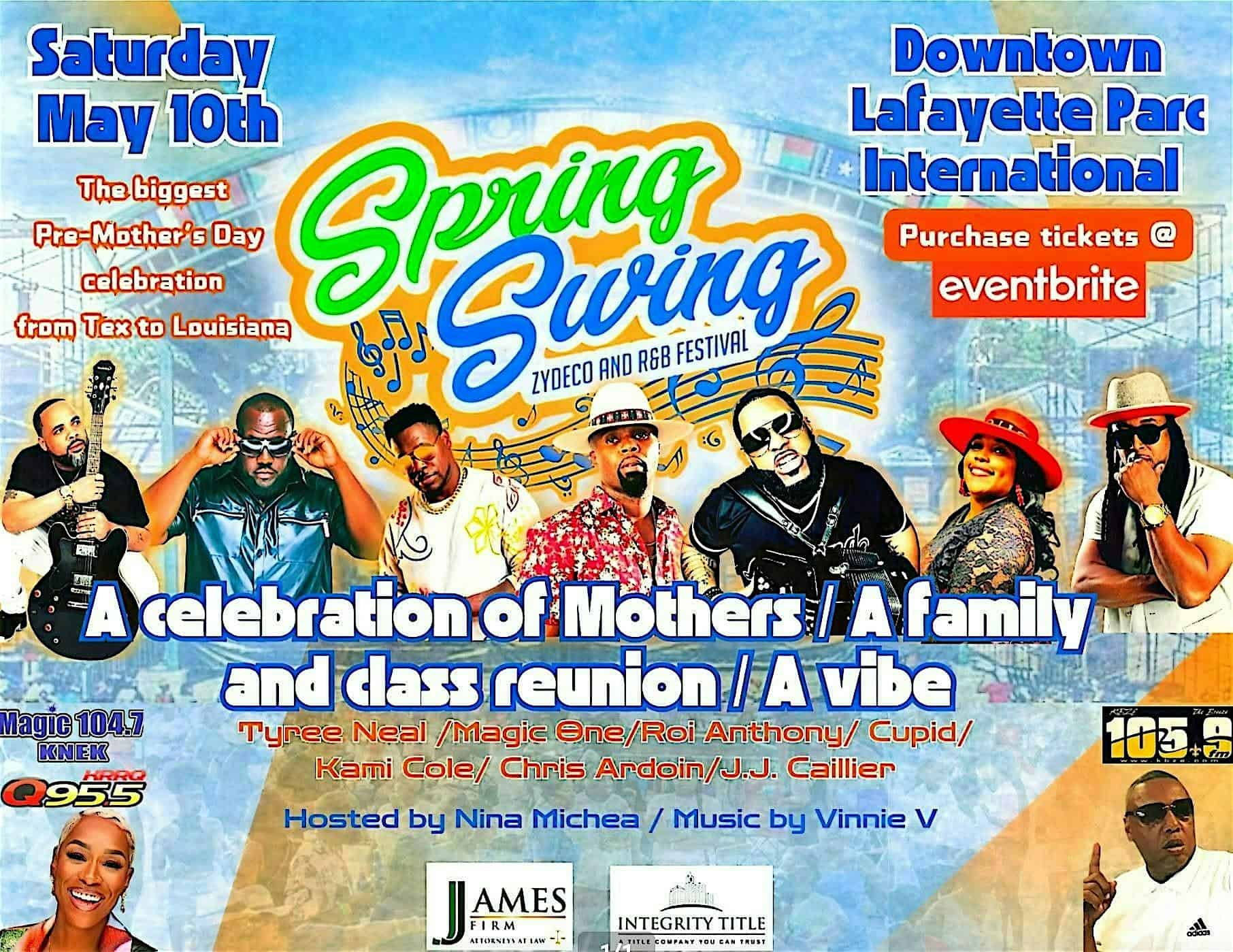 The Spring Swing Music Festival 2025 at Parc International – Lafayette, LA