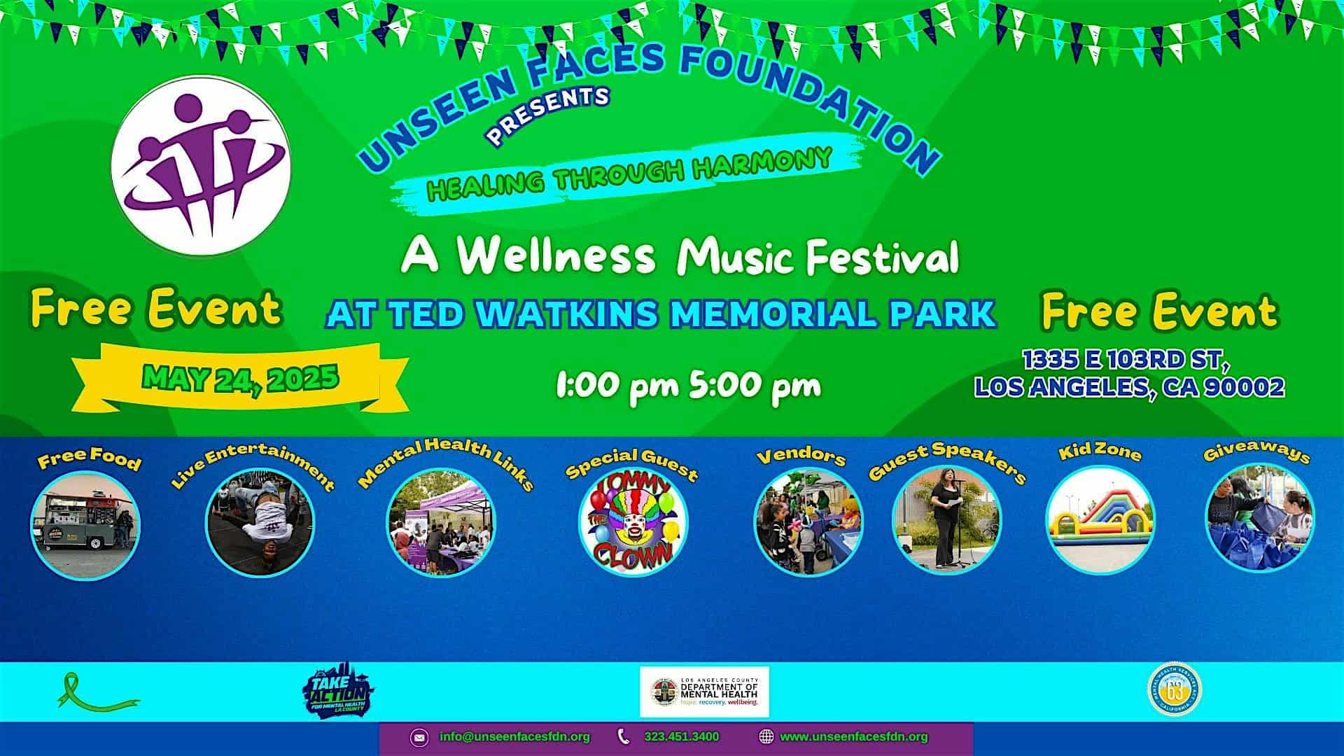 Healing Through Harmony A Wellness Music Festival at Ted Watkins Memorial Park – Los Angeles, CA