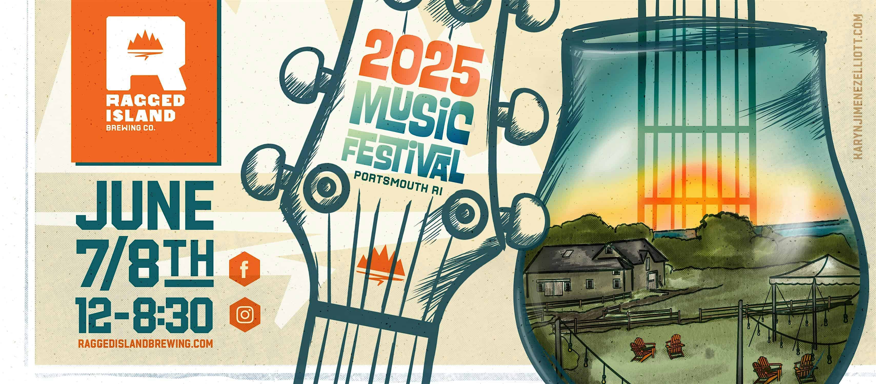 Ragged Island Music Festival Saturday, June 7, 2025 at Ragged Island Brewing Company – Portsmouth, RI