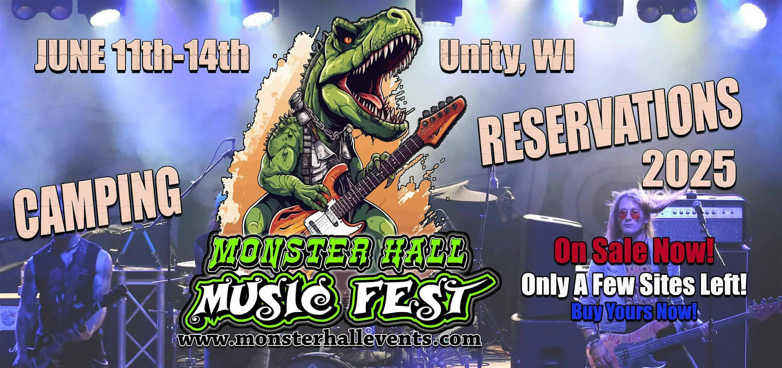 Monster Hall Music Fest Camping Only! Almost Sold Out! at Monster Hall Events – Unity, WI