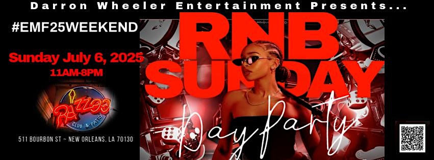 R & B Sunday with Darron Wheeler Entertainment at Razzoo Bar & Patio – New Orleans, LA