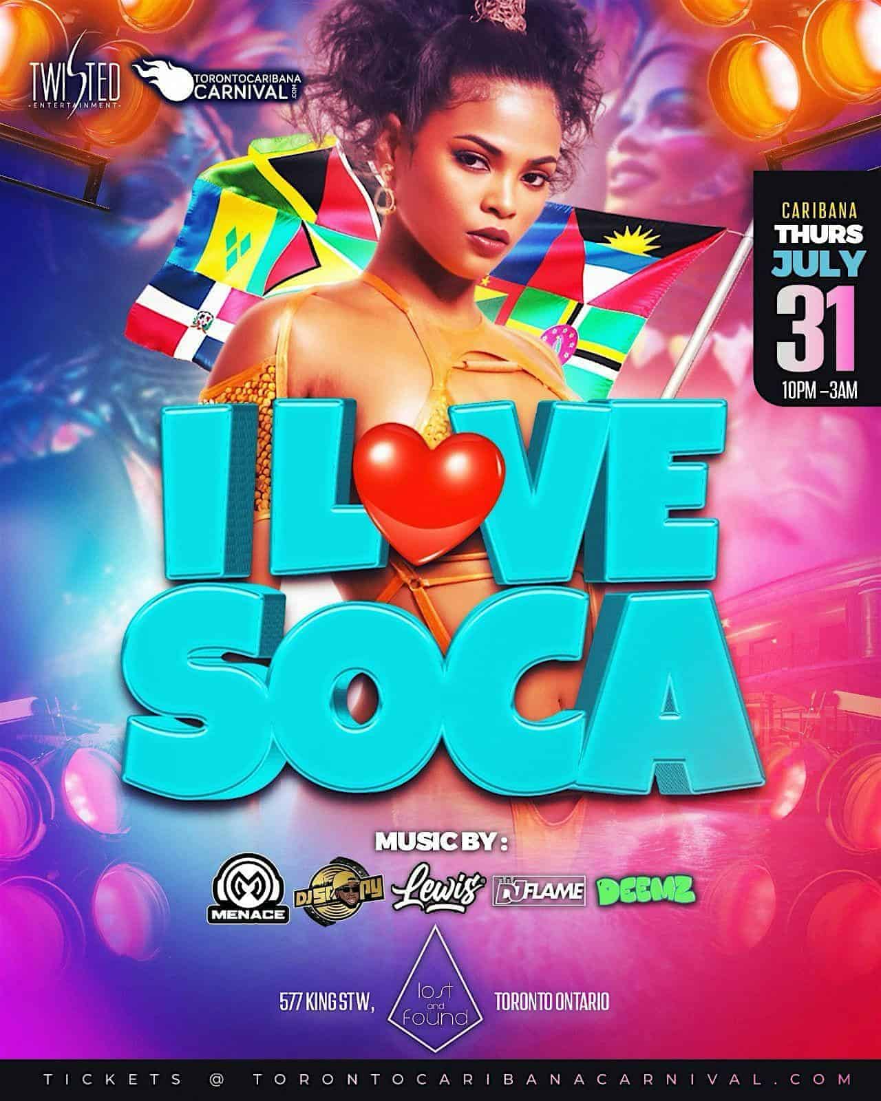 I ??Soca | July 31st | Lost & Found at Lost and Found – Toronto, Canada
