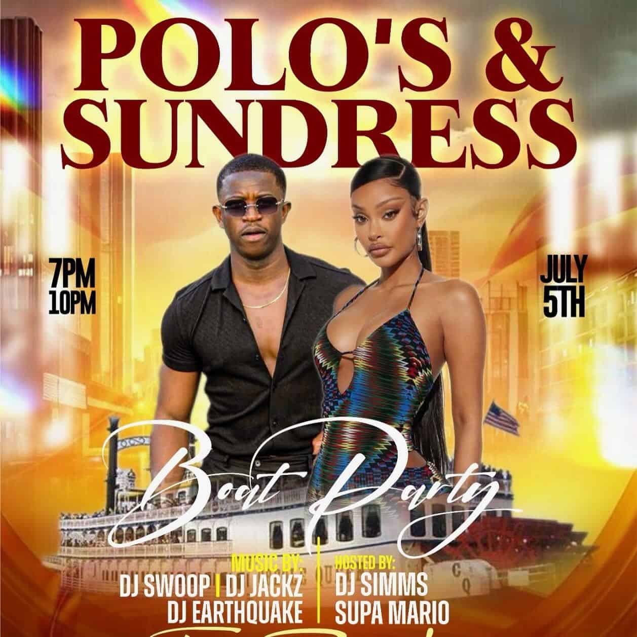 POLO’S & SUNDRESS BOAT PARTY Weekend 2025 (4TH ANNUAL) at 1 Poydras St – New Orleans, LA