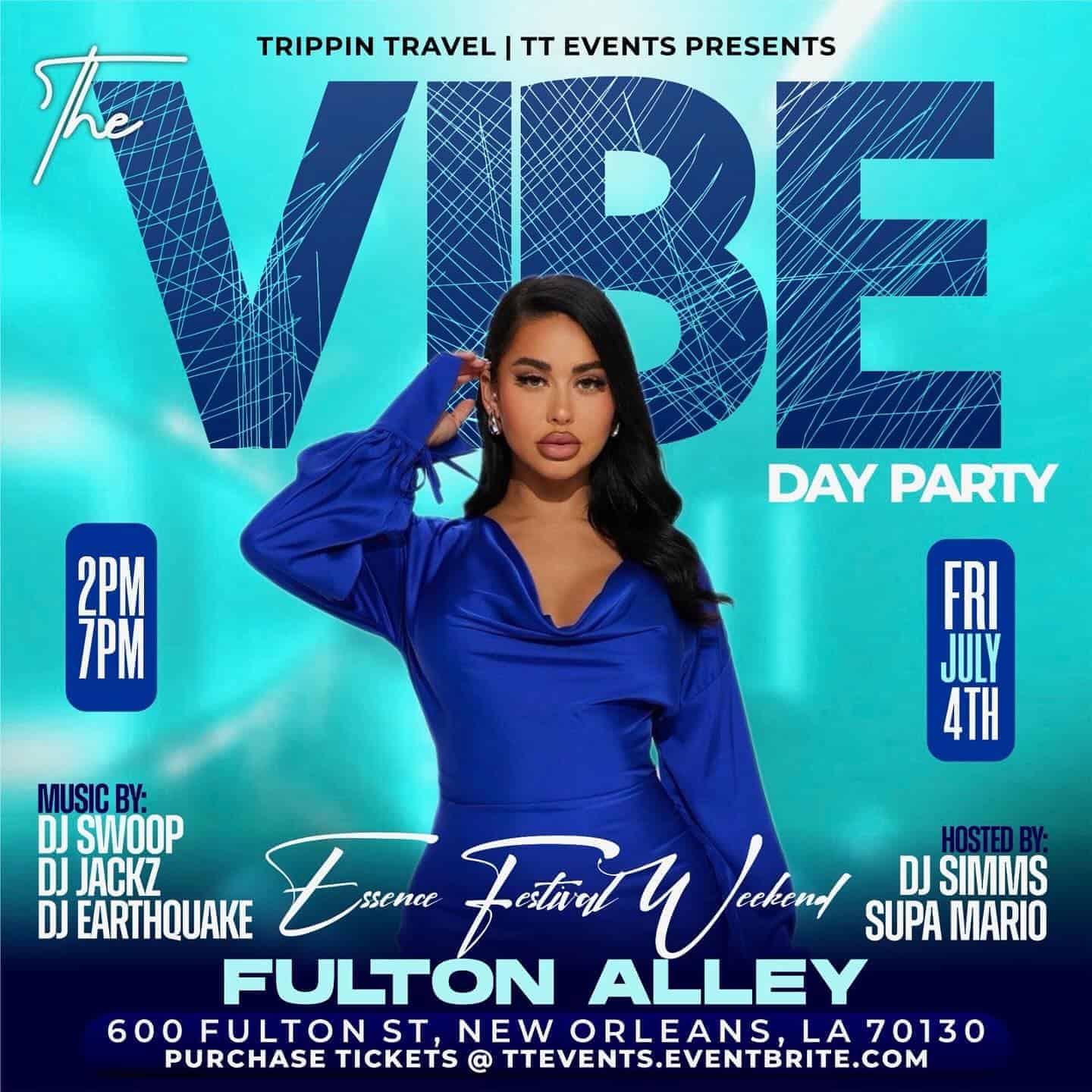 THE VIBE DAY PARTY Essence Fest Weekend 2025 at Fulton Alley – New Orleans, LA