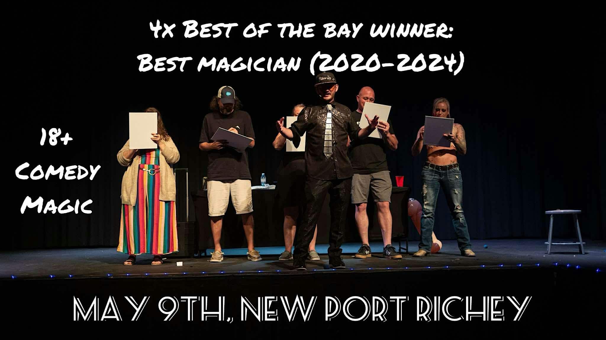 (18+) Comedy Magic Show New Port Richey- Cory Van Valin at Richey Suncoast Theatre – New Port Richey, FL
