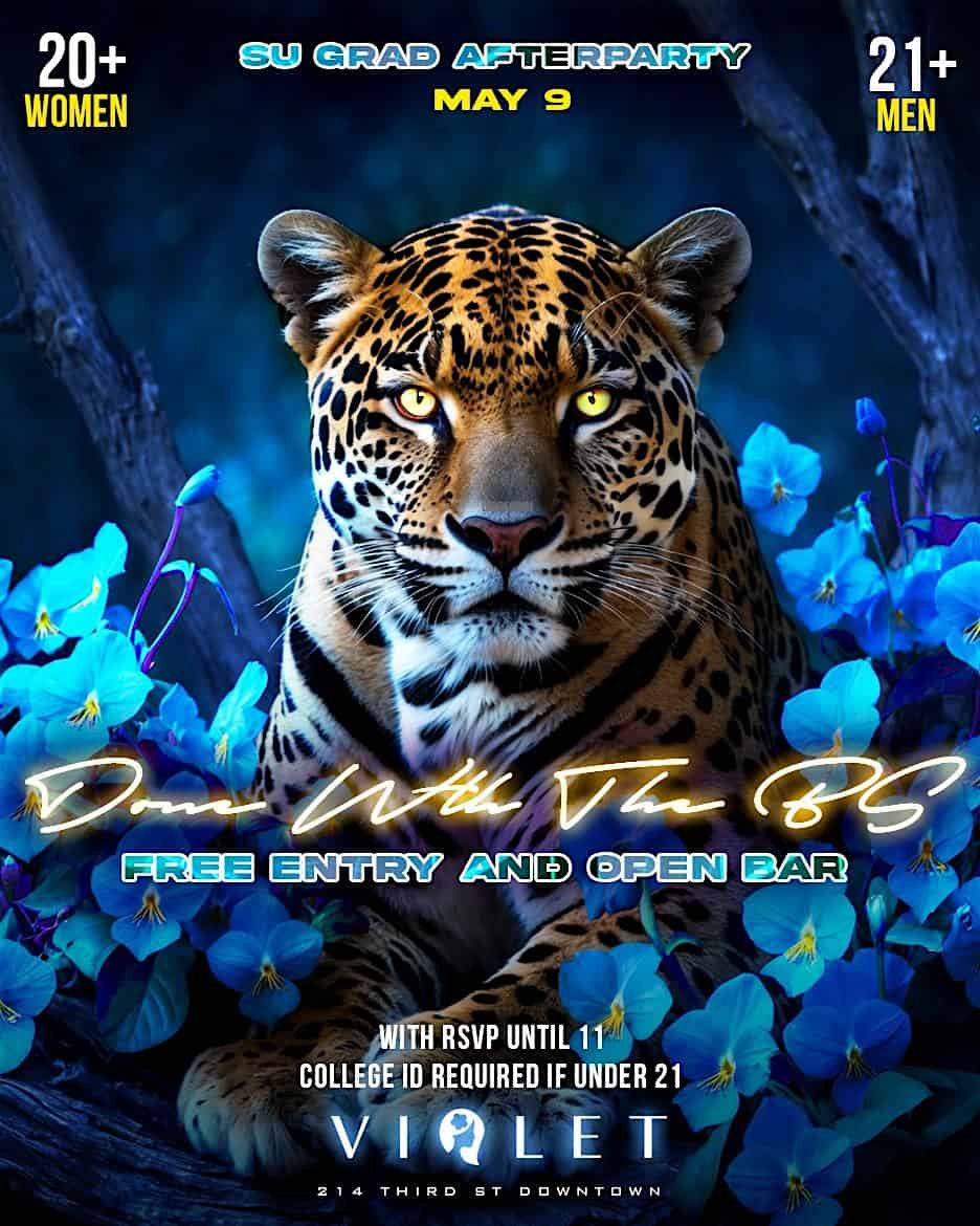 Done with the BS: SU Graduation Afterparty at Violet Nightclub – Baton Rouge, LA