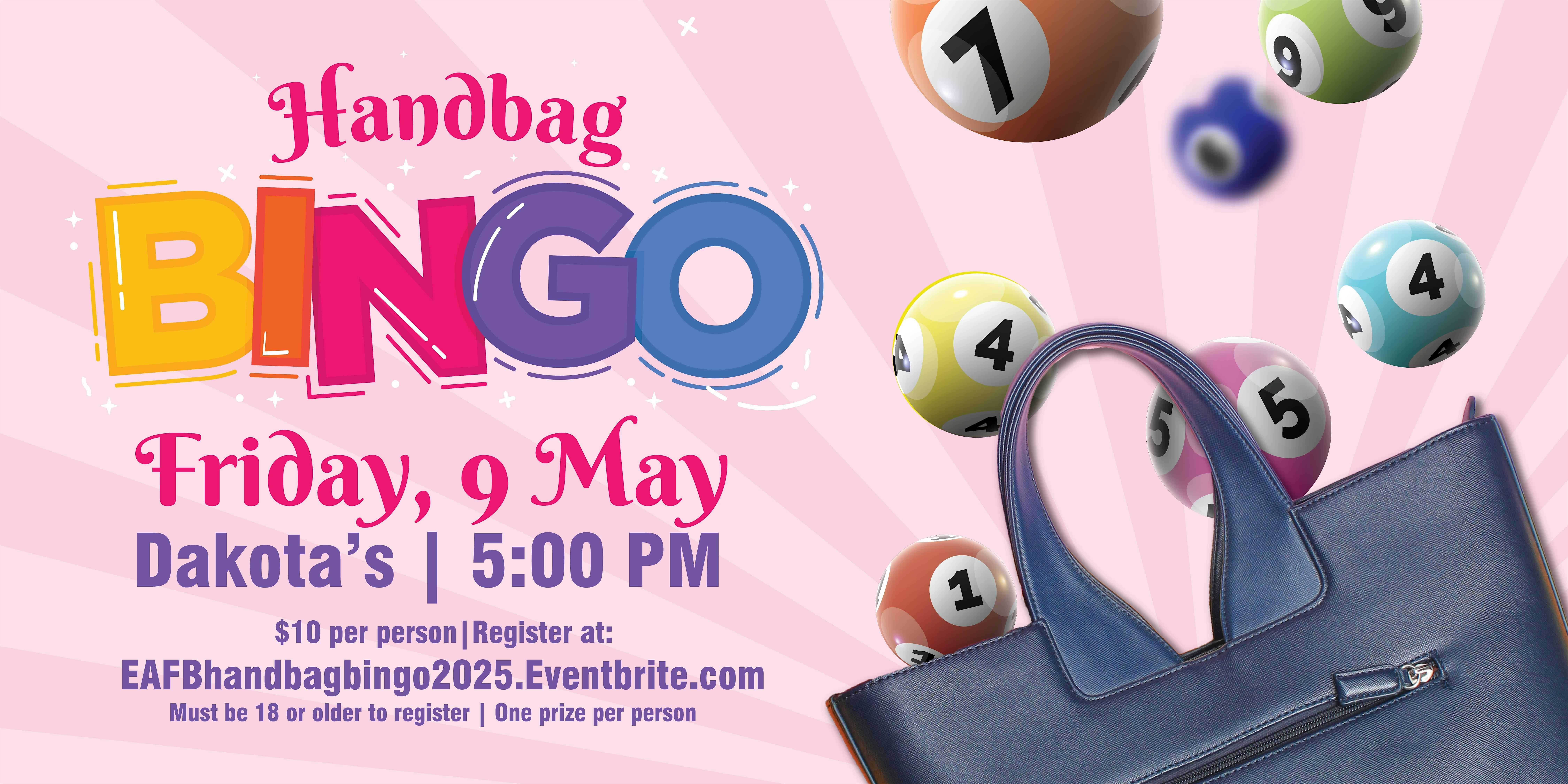 Handbag Bingo at Dakota’s Club – Ellsworth Air Force Base, SD