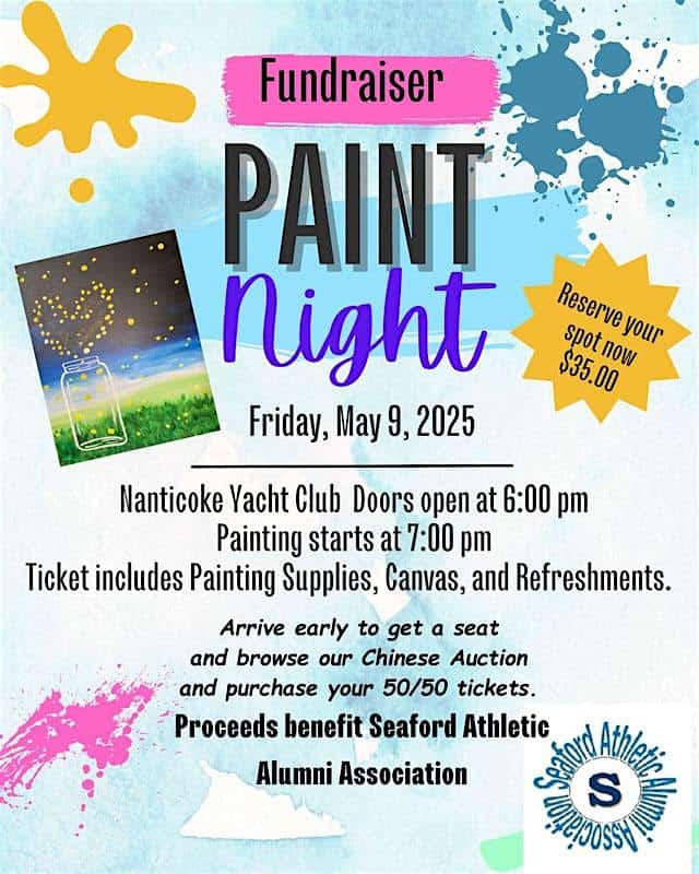 SAAA Annual Paint Nite at Nanticoke River Yacht Club, Market Street, Blades, DE, USA – Blades, DE