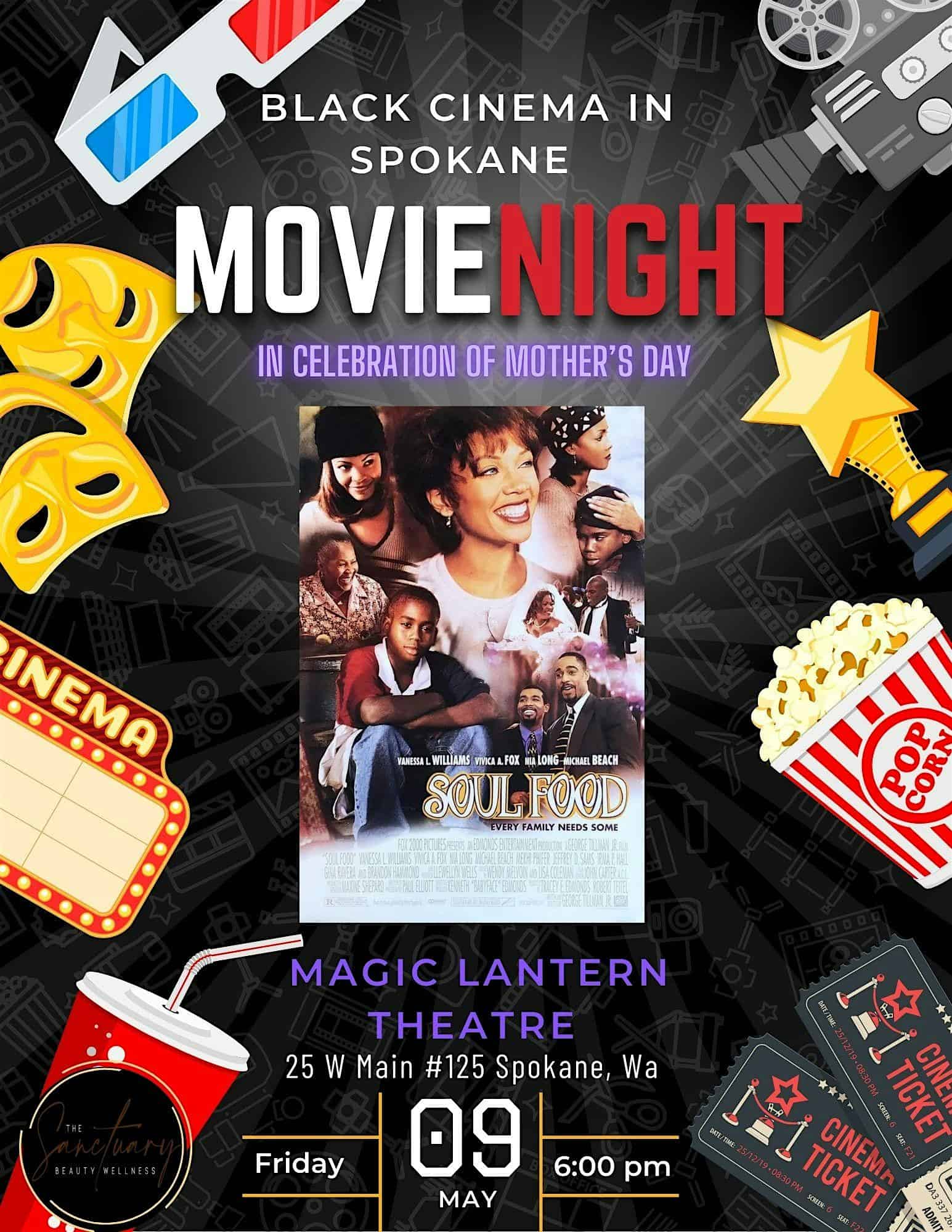 Black Cinema in Spokane- Soul Food at Magic Lantern Theatre – Spokane, WA