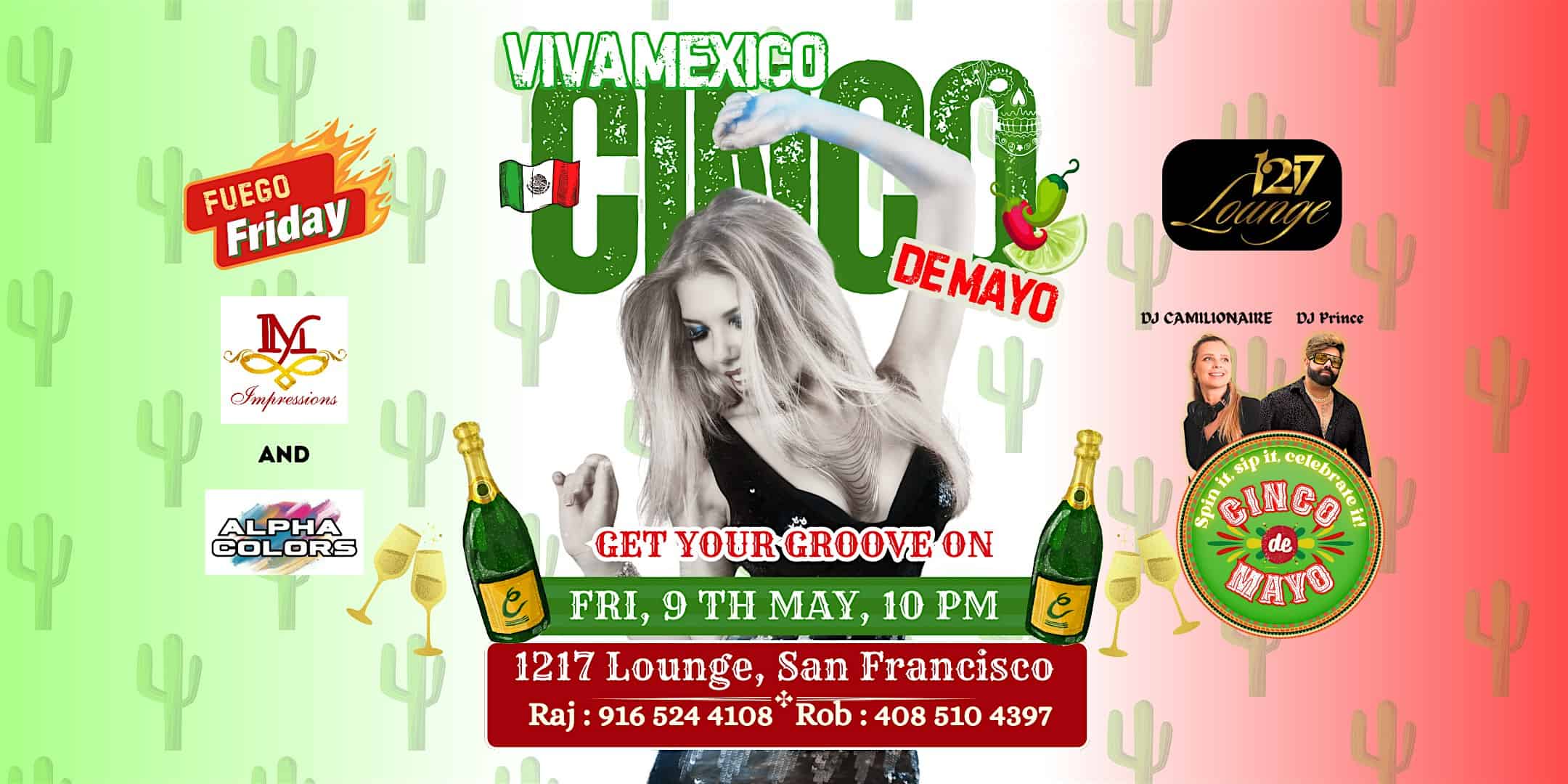 Friday Fuego : Cinco De Mayo at 1712 Sutter St – San Francisco, CA