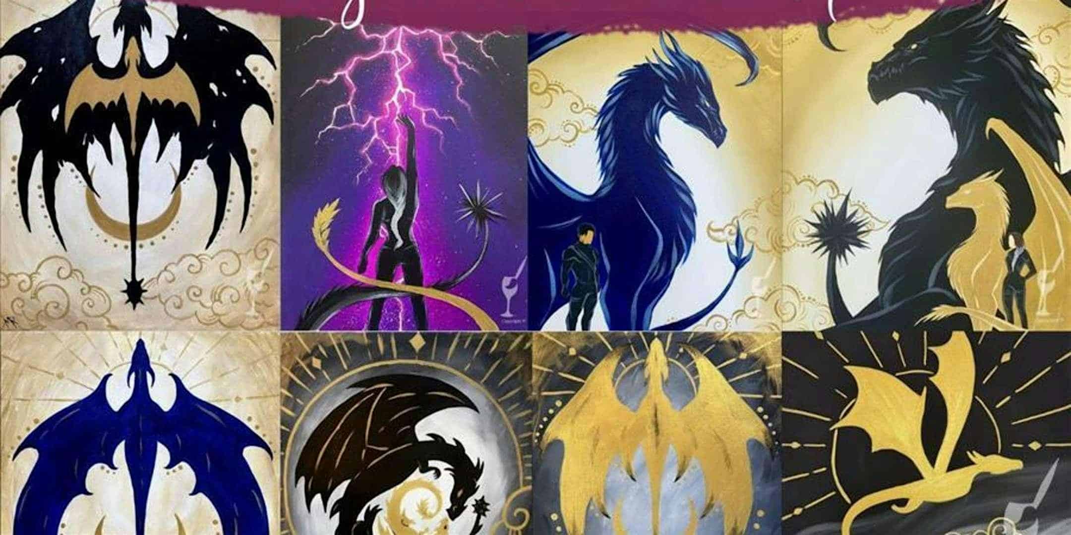 Dragon Riders Workshop – Paint and Sip by Classpop!™ at Painting with a Twist Artisan Alley – San Antonio, TX