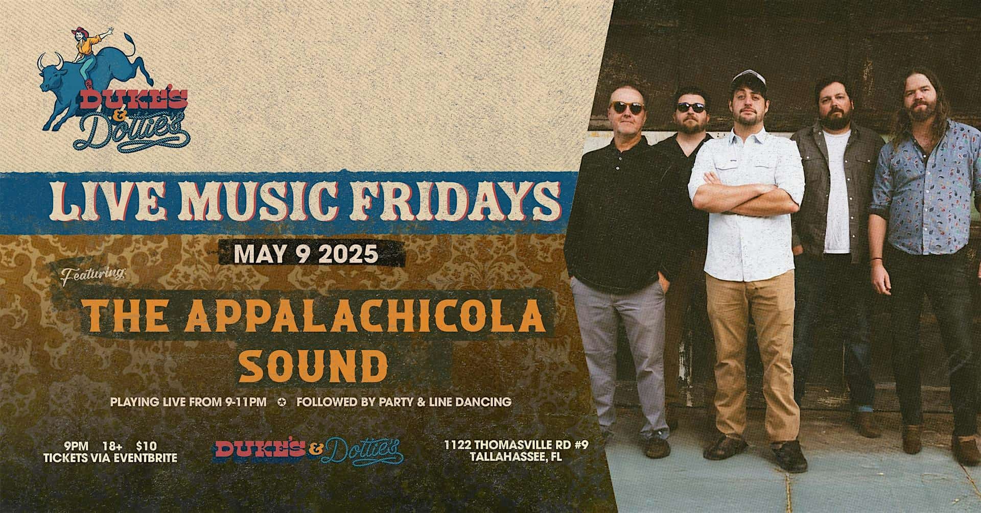 The Apalachicola Sound at Duke’s & Dottie’s – Tallahassee, FL