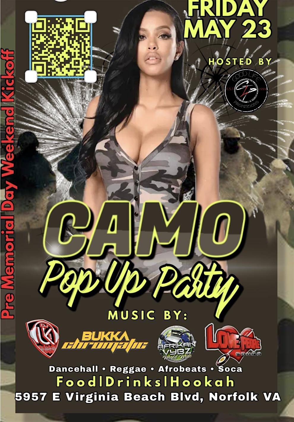 Fresh Fridays-Camo Pop Up at THE ULTRA LOUNGE – Norfolk, VA