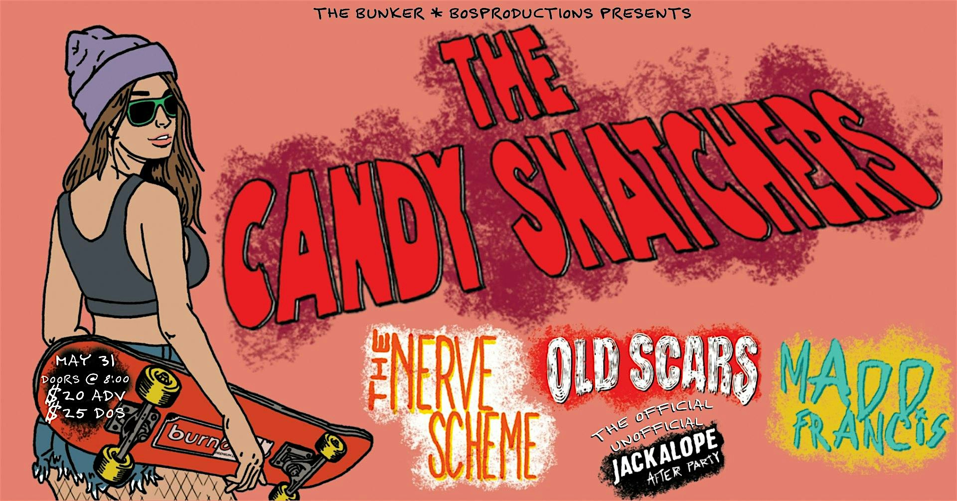 CANDY SNATCHERS W/ THE NERVE SCHEME, OLD SCARS, MADD FRANCIS at The Bunker Brewpub – Virginia Beach, VA