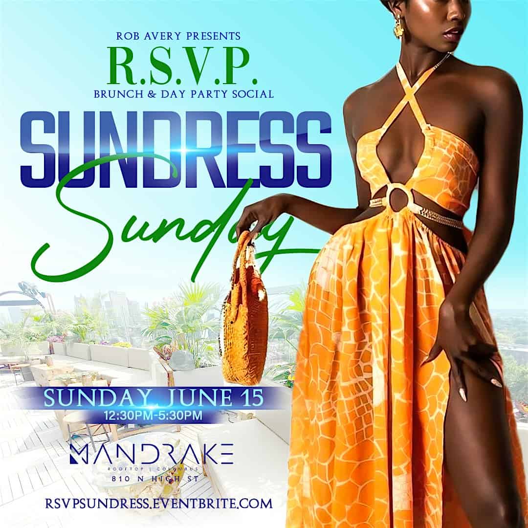 RSVP Sundress Sunday Brunch and Day Party Social at Mandrake Rooftop – Columbus, OH