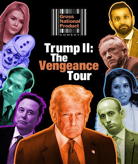 GNP’s comedy revue “Trump II: The Vengeance Tour” at Don’t Tell Mama – New York, NY