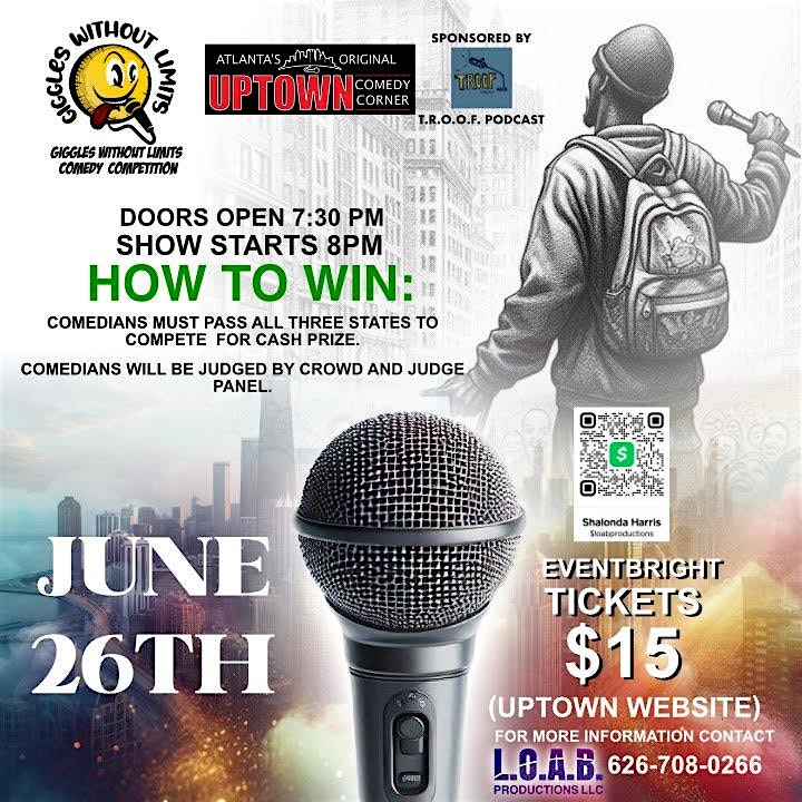 Giggles Without Limit Comedy Competition at Uptown Comedy Corner, Virginia Avenue, Hapeville, GA, USA – Hapeville, GA