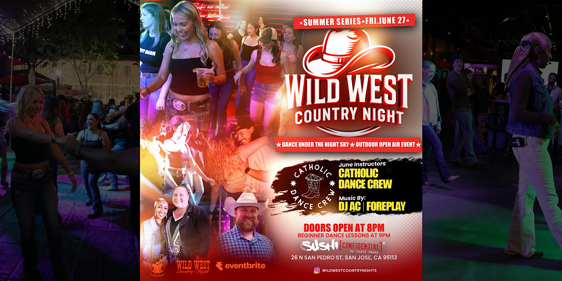 WILD WEST COUNTRY NIGHT – SAN JOSE – 18+ at Sushi Confidential San Jose – San Jose, CA