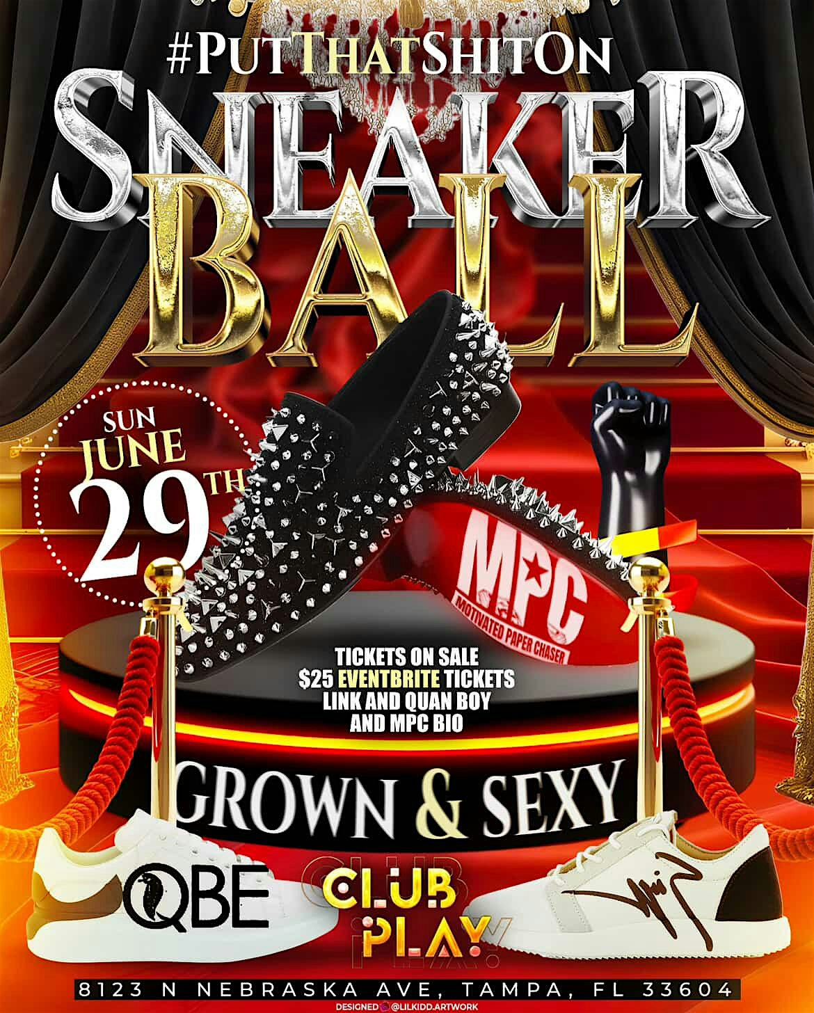 SNEAKER BALL at Club Play Tampa – Tampa, FL
