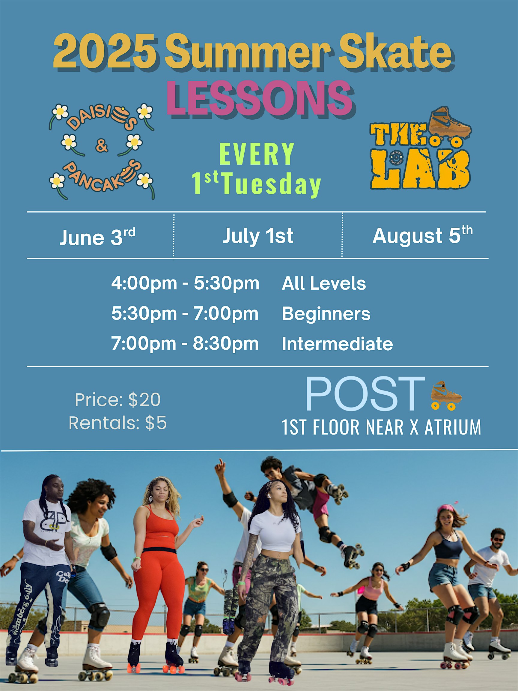SK8 by Daisies & Pancakes at POST Houston – Houston, TX