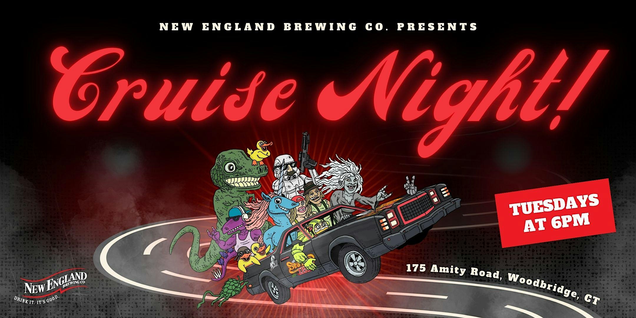 Cruise Night at NEBCO! at New England Brewing Company – Woodbridge, CT