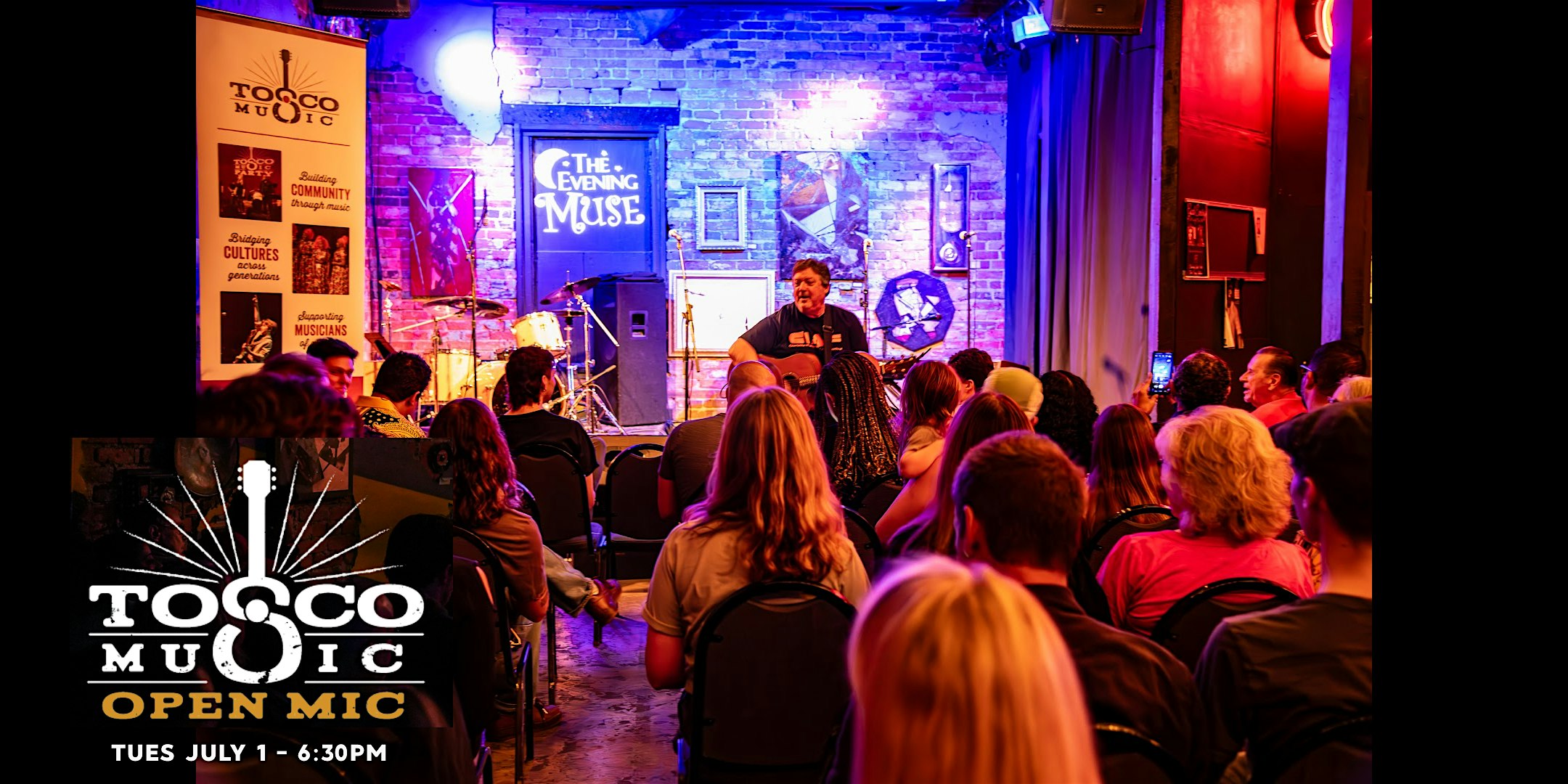 Tosco Music Open Mic at The Evening Muse – Charlotte, NC