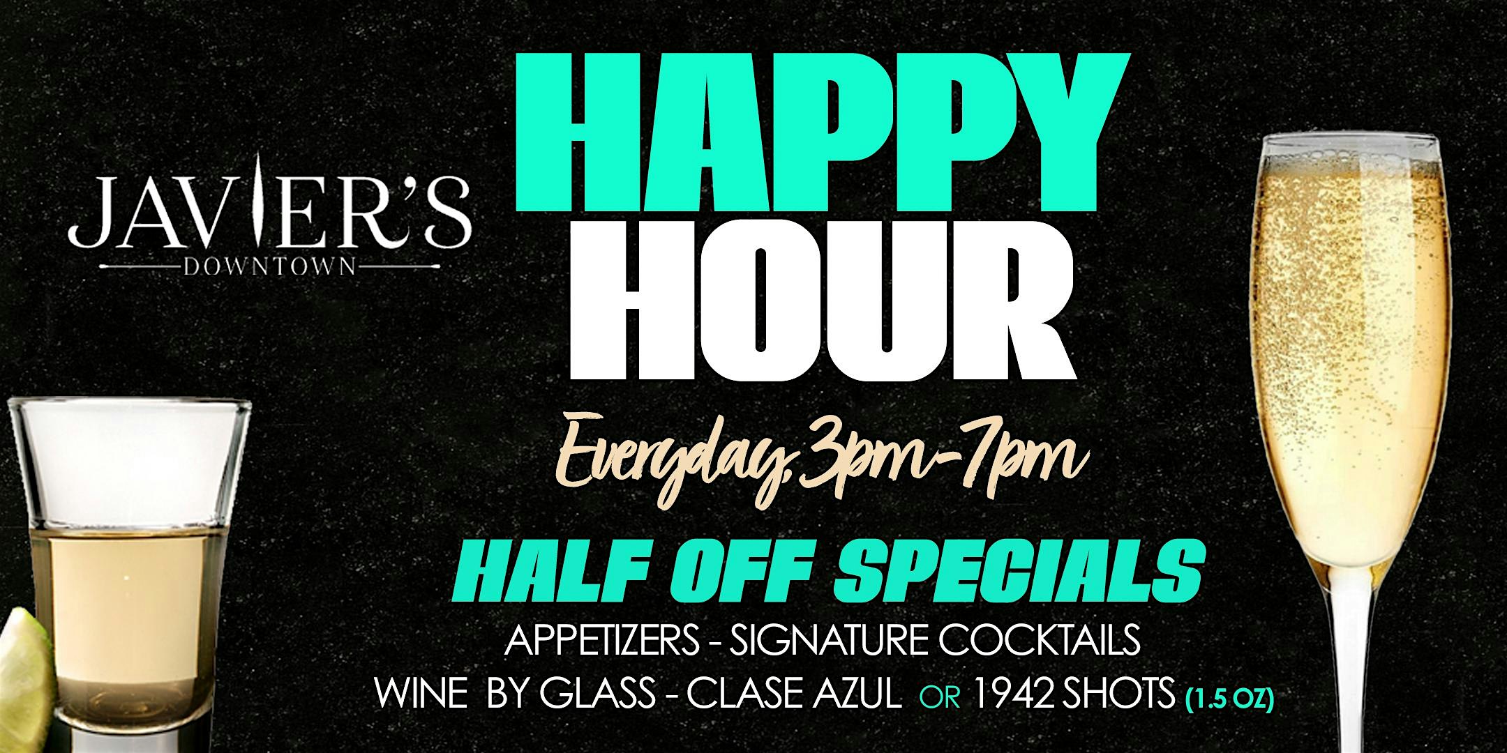 Javier’s Happy Hour Everyday (3pm – 7pm) at Javierâs Downtown – Detroit, MI