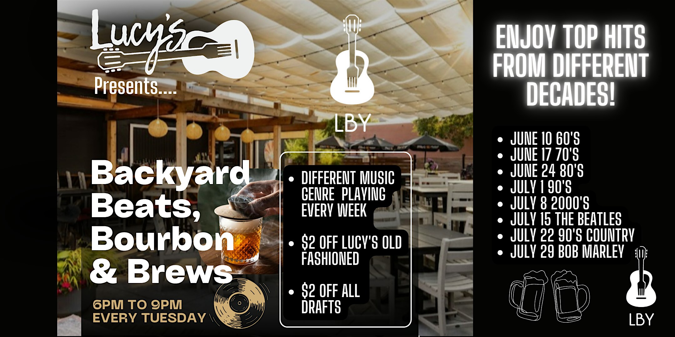 Lucy’s Backyard Beats, Bourbon & Brews at Lucy’s, Columbus Avenue, Grand Haven, MI, USA – Grand Haven, MI