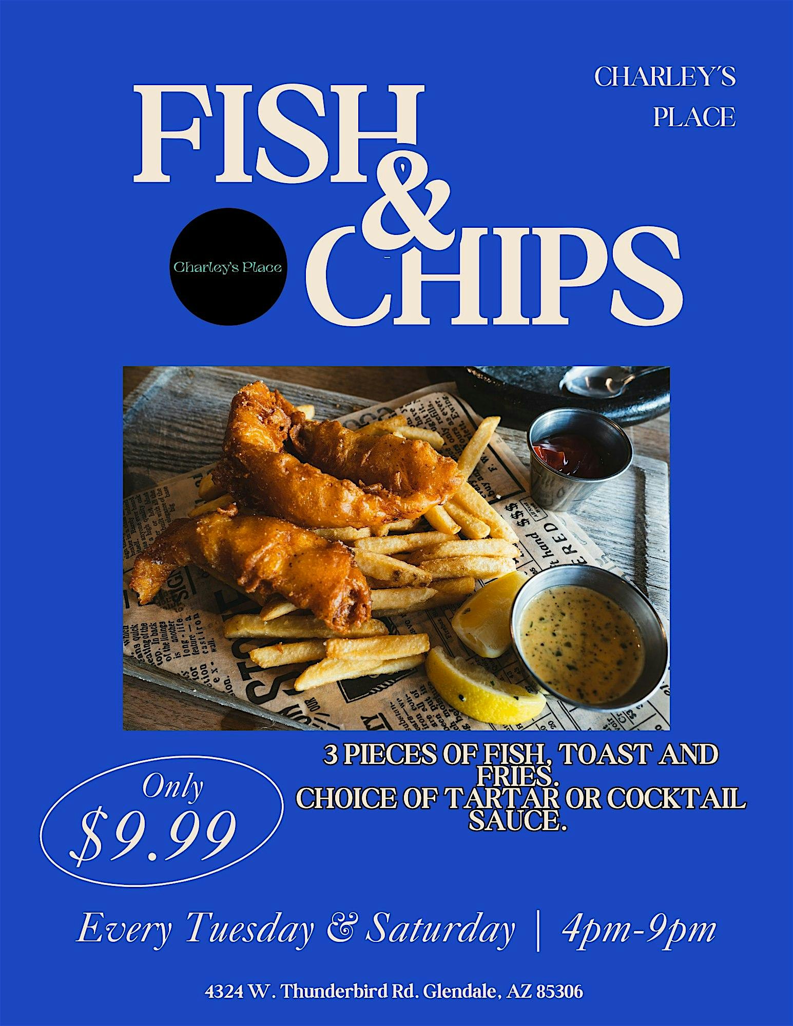 Fish Fry at Charley’s Place! at Charley’s Place – Glendale, AZ