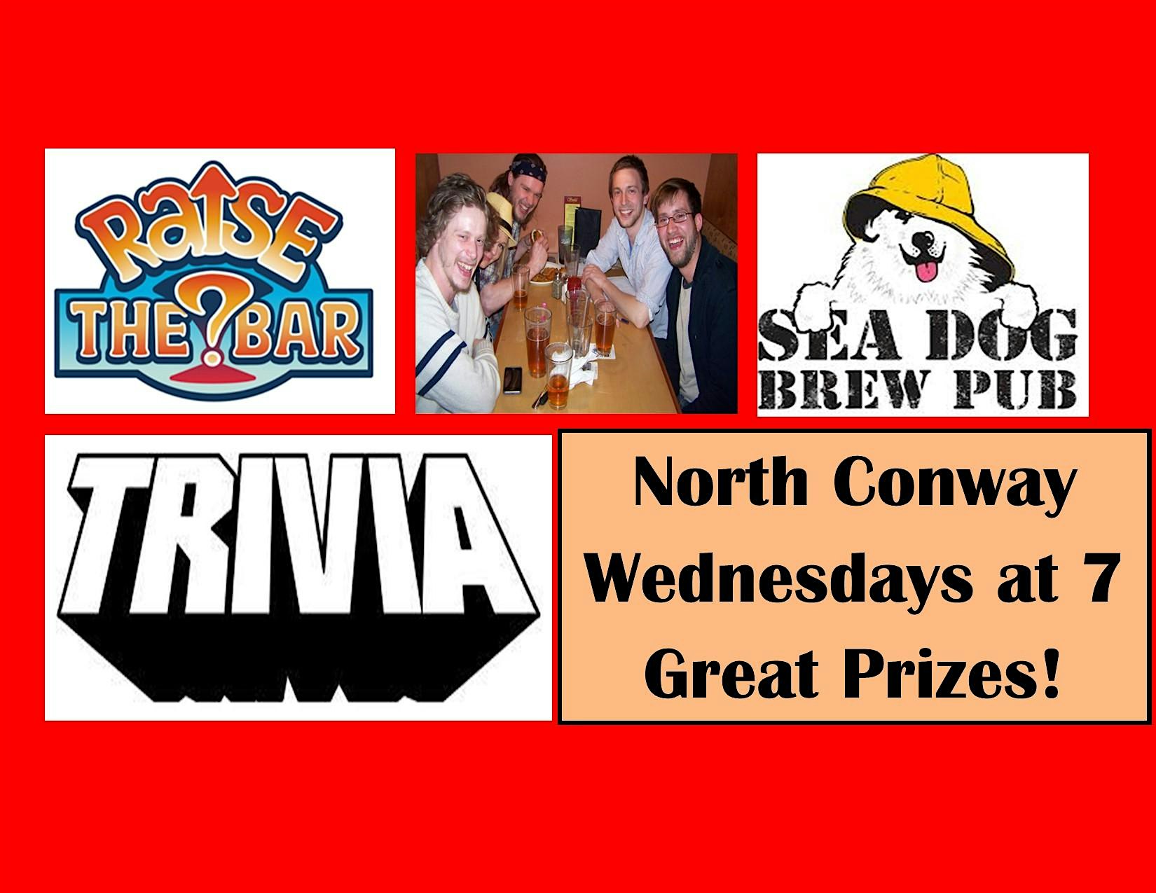 Raise the Bar Trivia Wednesdays at 7 at Sea Dog in North Conway at Sea Dog Brewing Company – Conway, NH