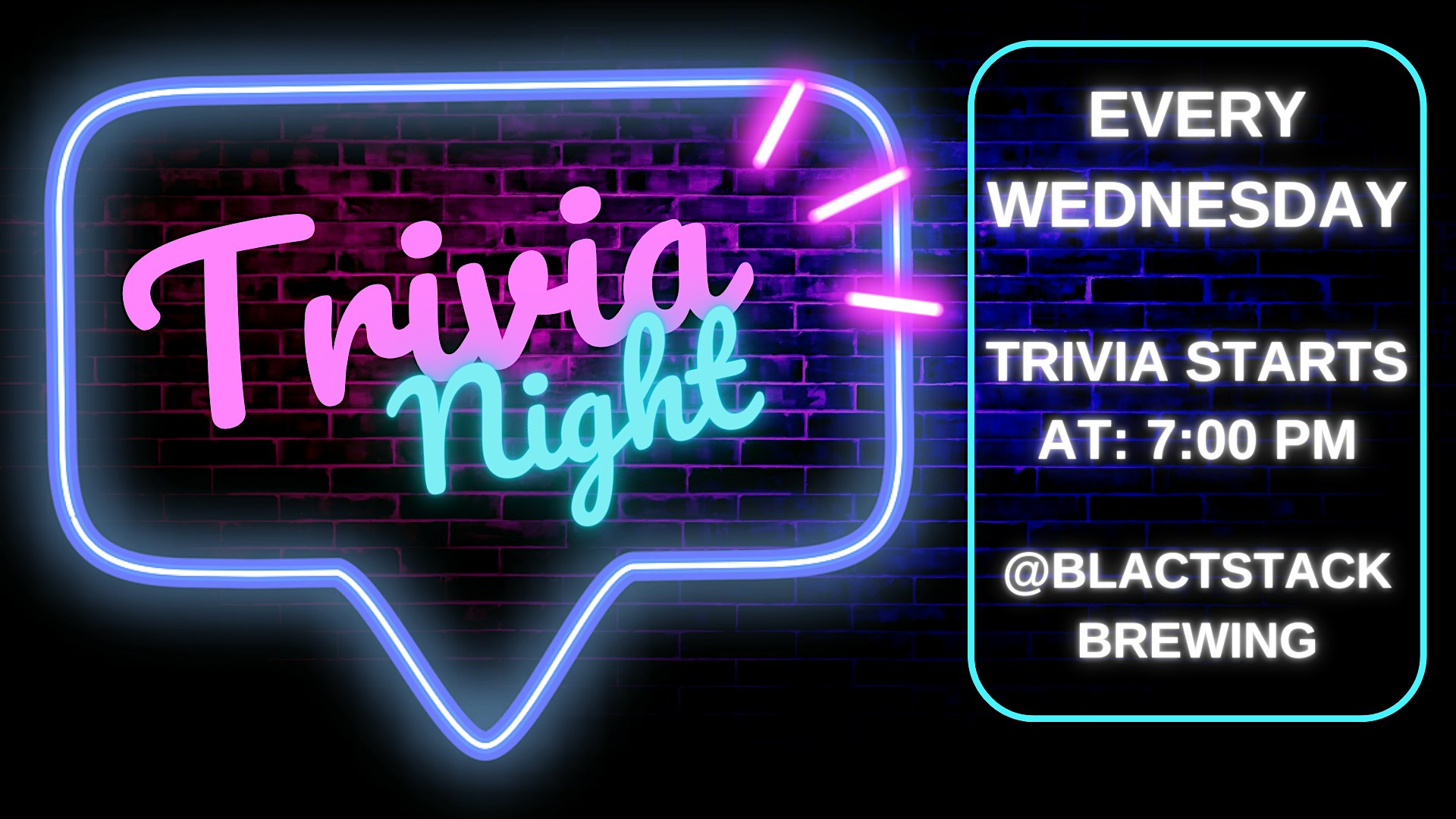 Taproom Trivia! at BlackStack Brewing – Saint Paul, MN