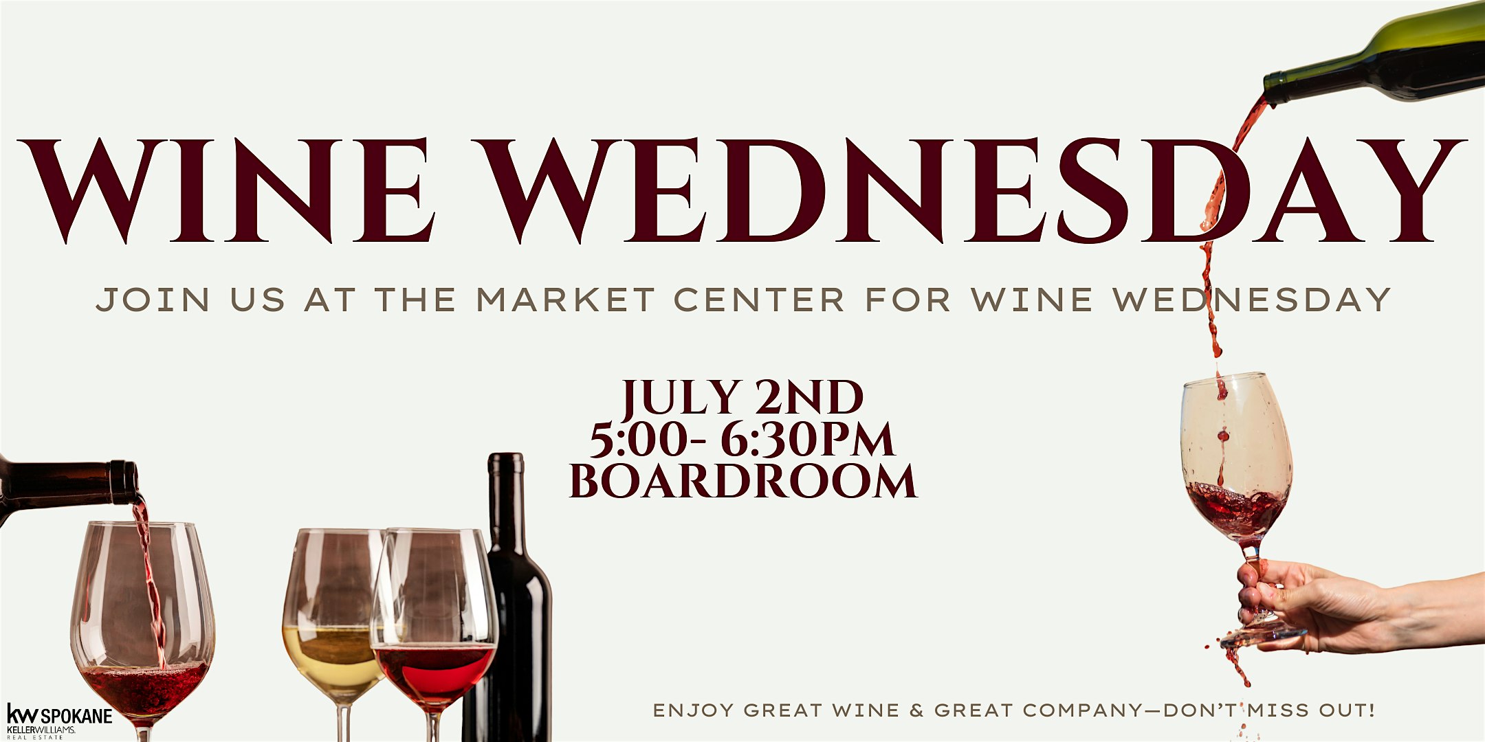 Wine Wednesday at 799 S Stevens St – Spokane, WA