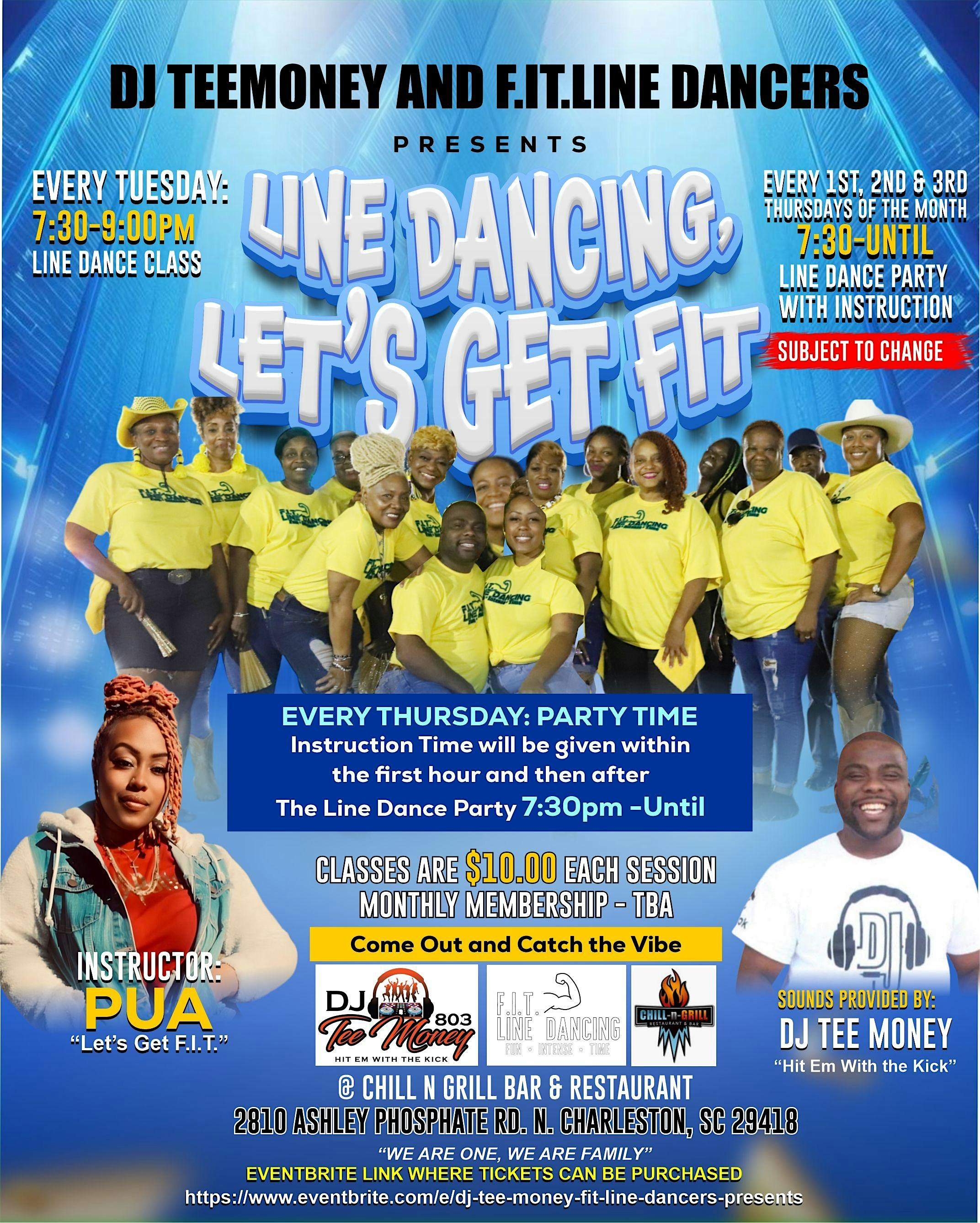 DJ TEE MONEY & F.I.T. LINE DANCERS PRESENTS at 2810 Ashley Phosphate Rd – North Charleston, SC