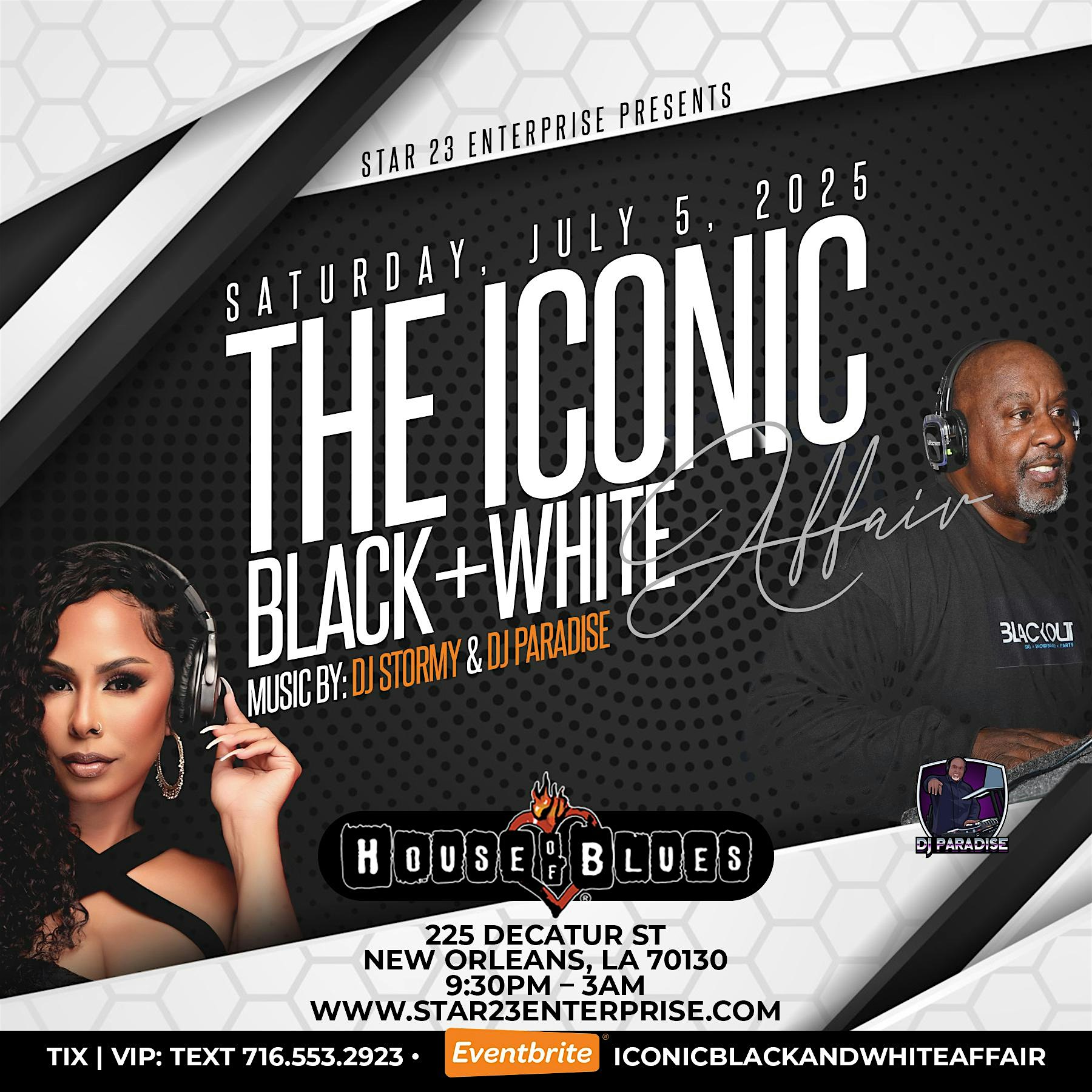 THE ICONIC BLACK & WHITE AFFAIR | ESSENCE FEST WKND at House of Blues New Orleans – New Orleans, LA