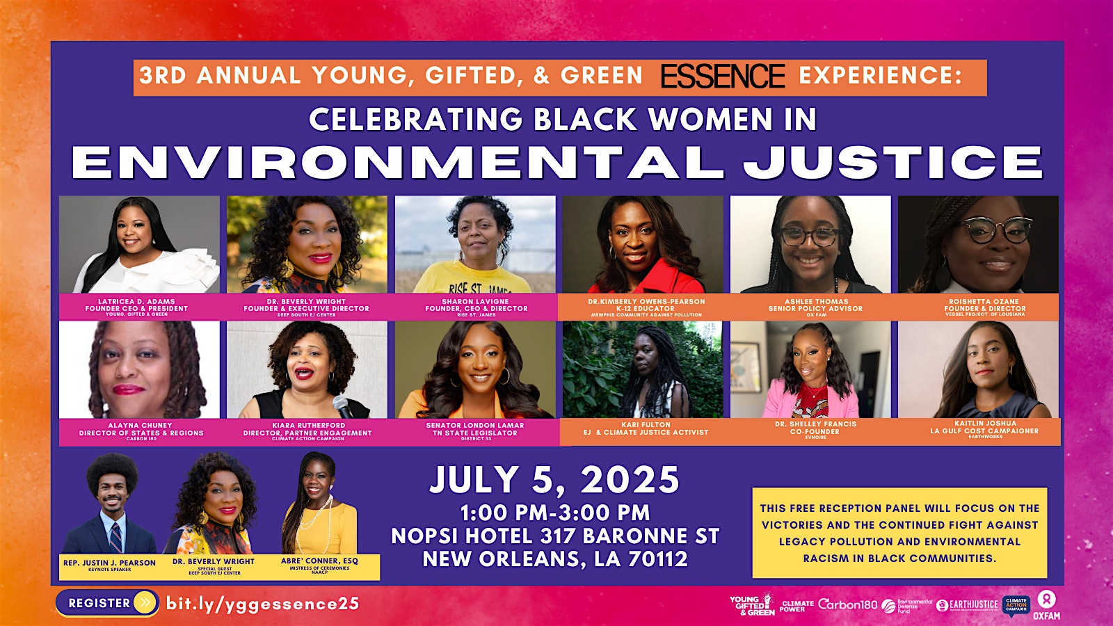 Essence Festival 2025: Celebrating Black Women in Environmental Justice at NOPSI Hotel, New Orleans – New Orleans, LA