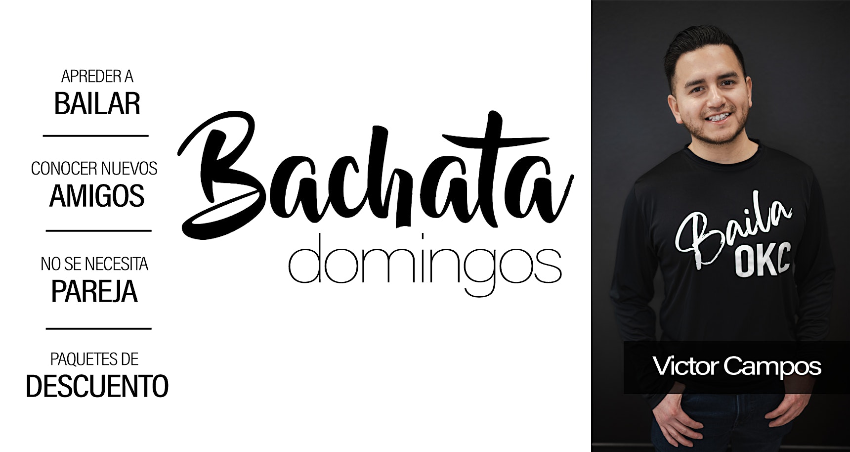 Clase de Baile Bachata Nivel Principante at Chisholm Creek Event Center – Edmond, OK