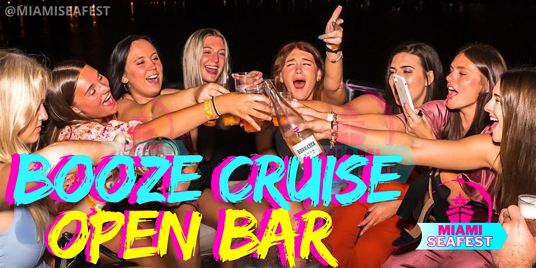 MIAMI BOOZE CRUISE – BOOZE CRUISE at Miami Beach Boat Party – Miami, FL
