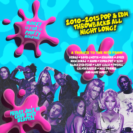 Purchase Sorry For Party Rocking (2010 - 2015 Pop & EDM Bangers All Night Long) Tickets: Don't miss this upcoming event in Seattle