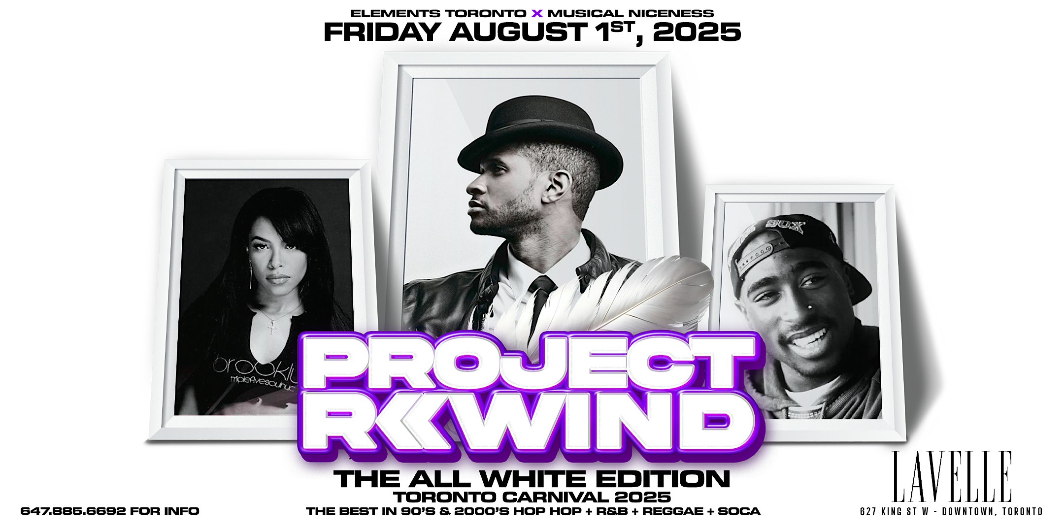 PROJECT REWIND – ALL WHITE EDITION @ Lavelle – CARNIVAL 2025 at Lavelle – Toronto, Canada