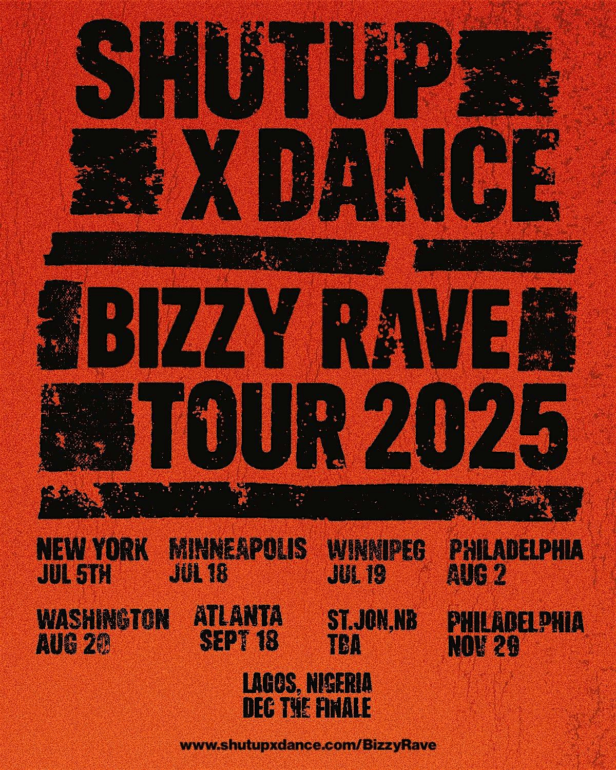 SHUT UP X DANCE : THE 6IX EDITION at NEST – Toronto, Canada