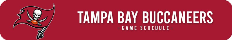 Tampa Bay Buccaneers Game Schedule & Tickets - LocalTixs.co