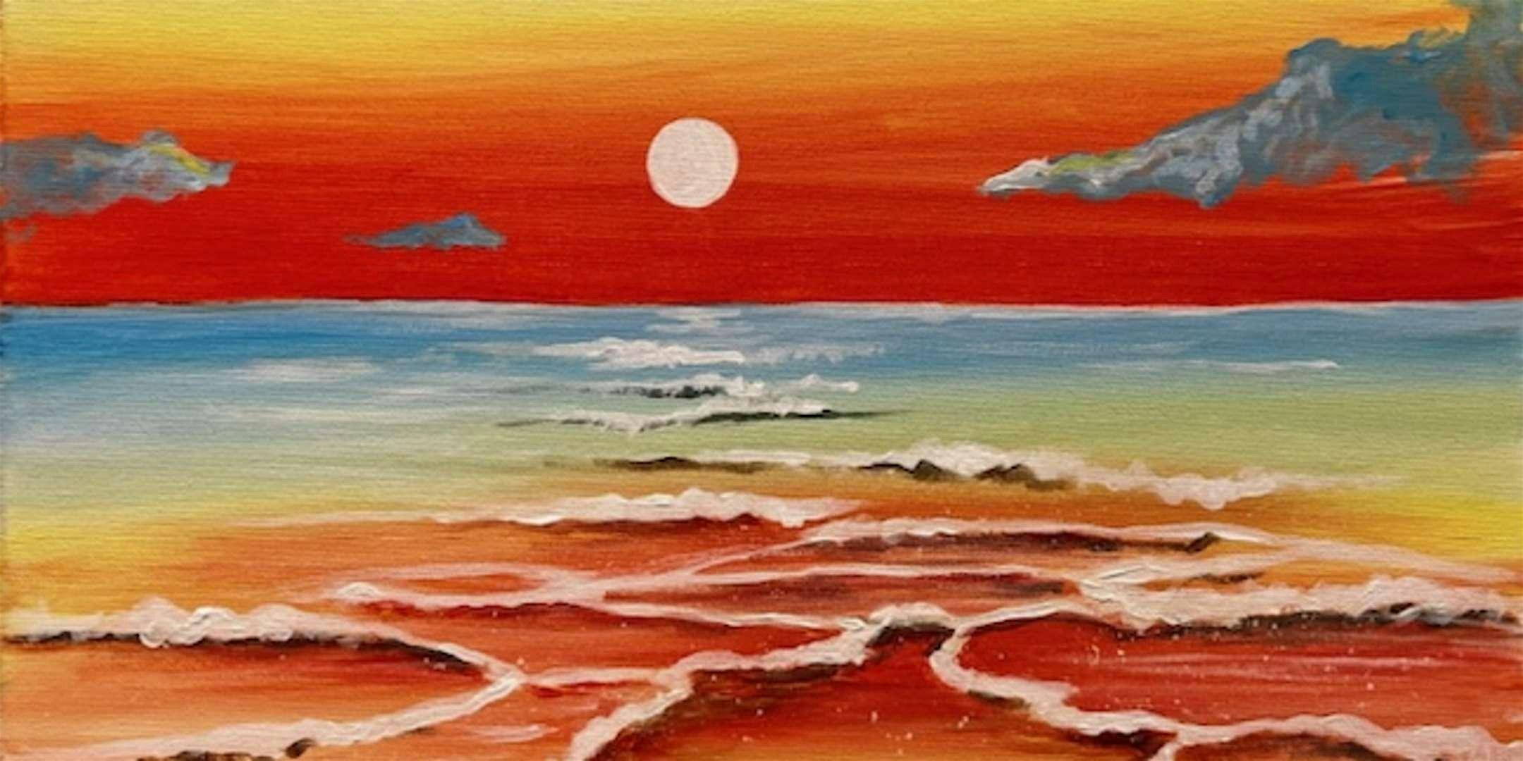 Sunset Oasis – Paint and Sip by Classpop!⢠at Pinot’s Palette West Chester – West Chester, OH