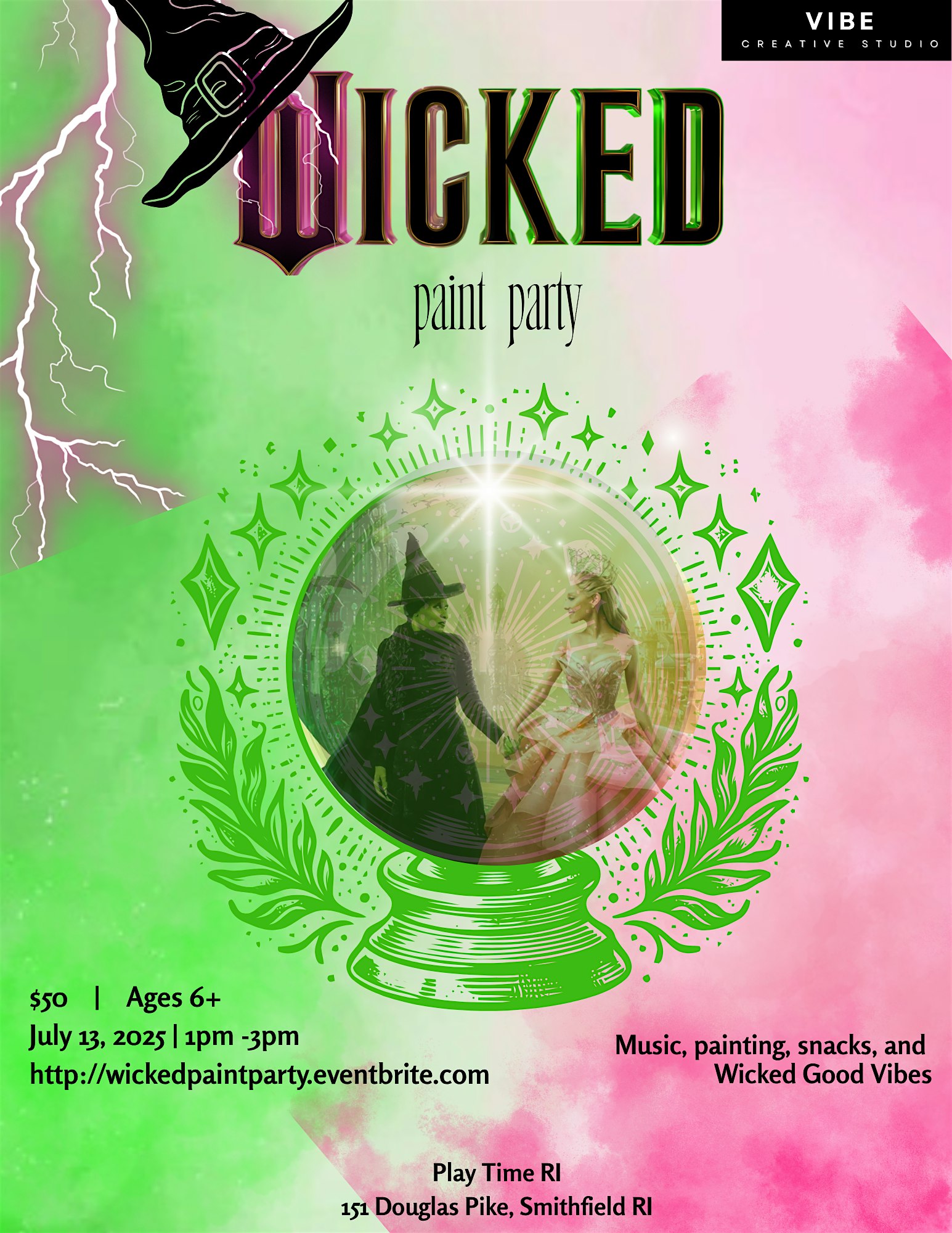 Wicked Paint Party at Play Time RI – Smithfield, RI