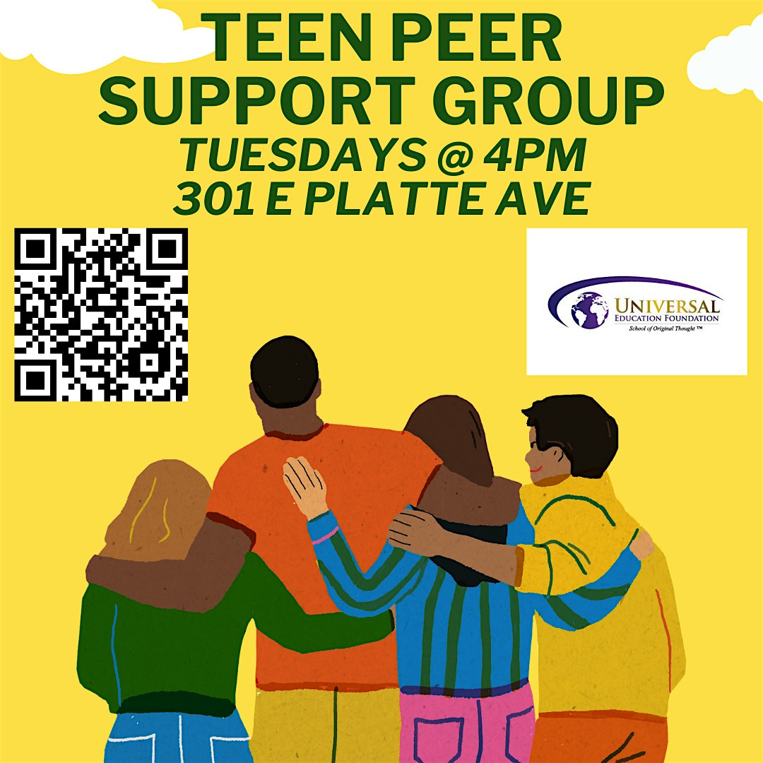 Teen (HS age) Peer Group – Support at 301 E Platte Ave – Colorado Springs, CO