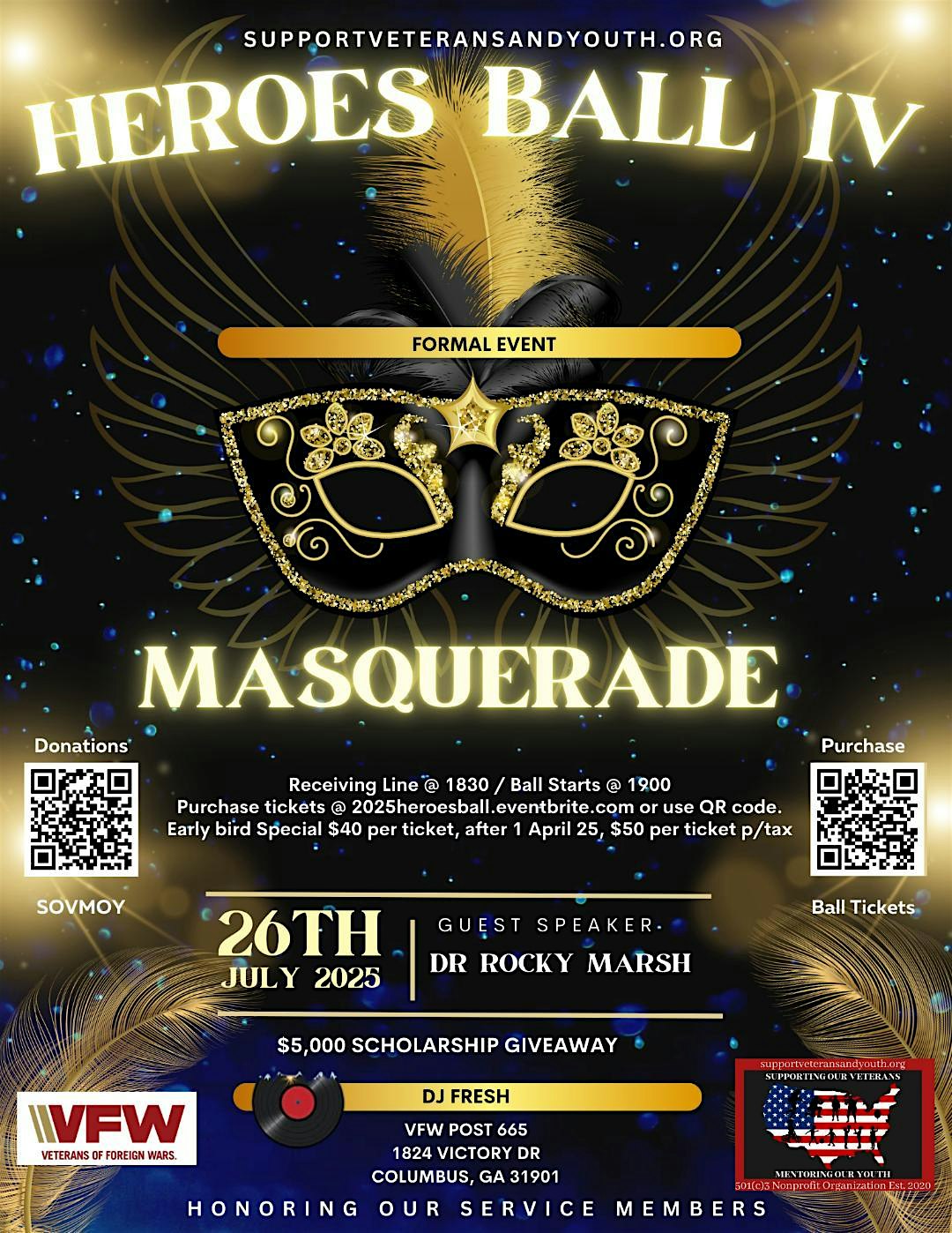 HEROES BALL IV at 6007 Veterans Pkwy – Columbus, GA