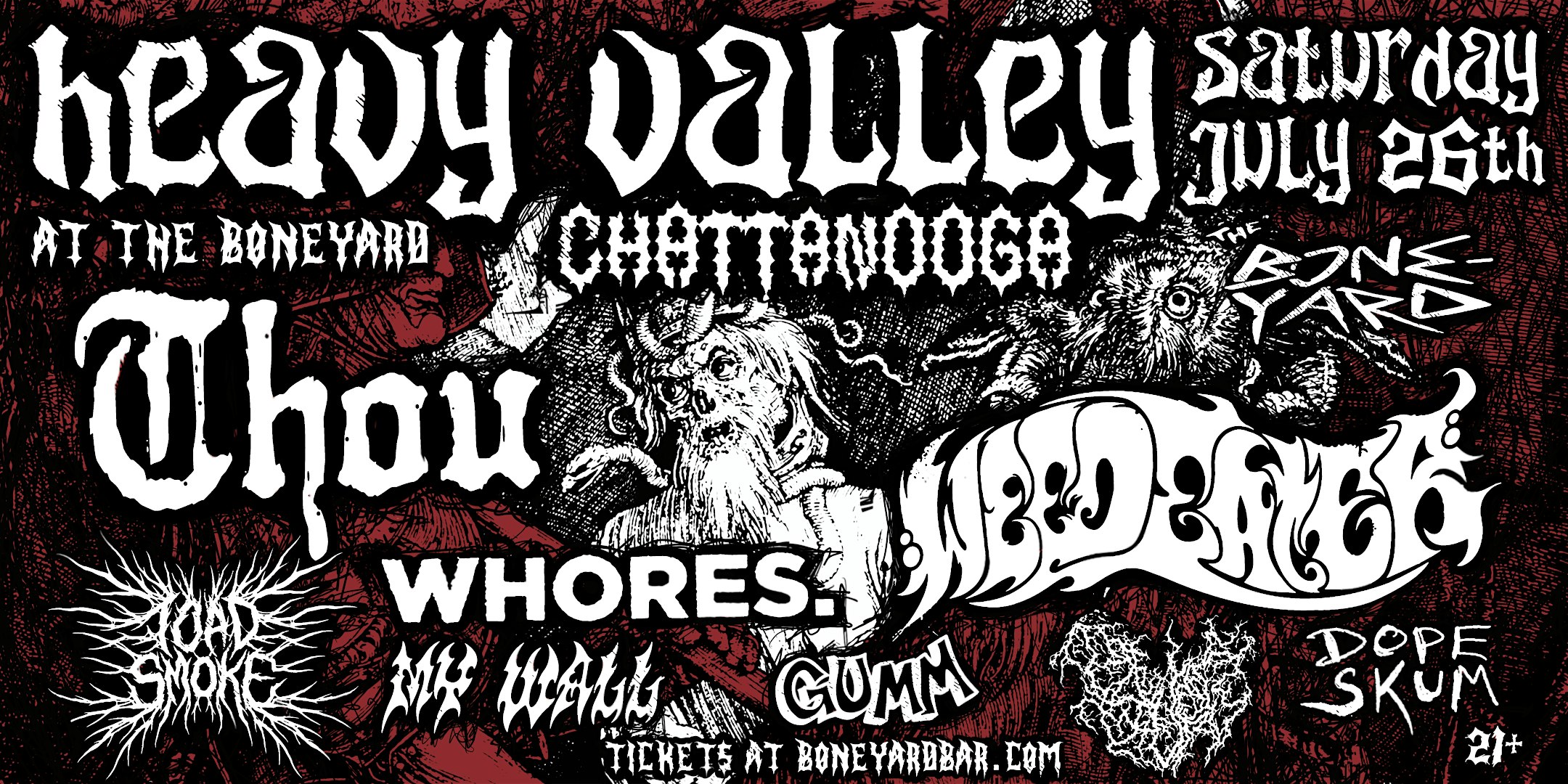 HEAVY VALLEY CHATTANOOGA 2025 at The Boneyard – Chattanooga, TN